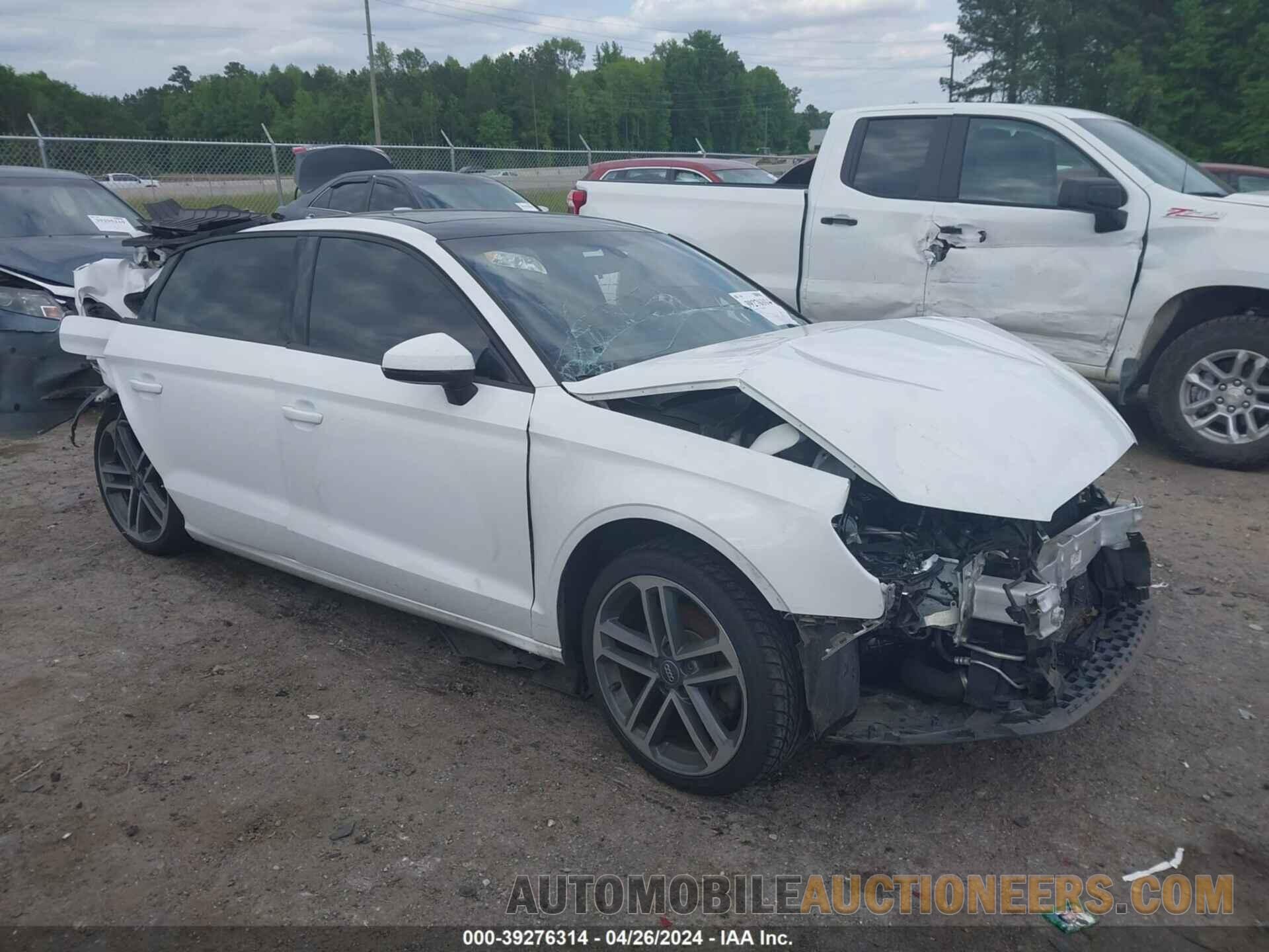 WAUB8GFF7H1051925 AUDI A3 2017