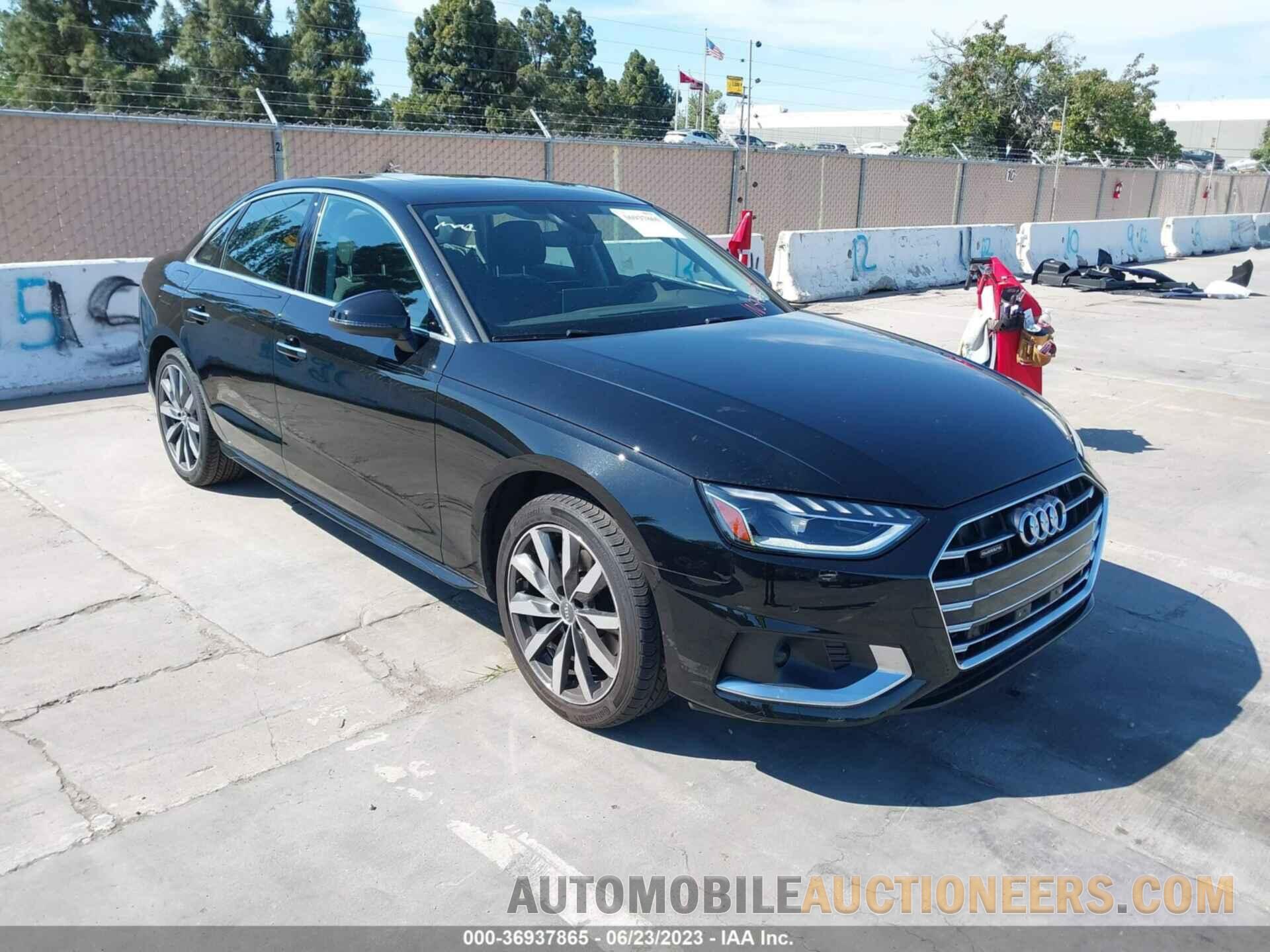 WAUBBAF40MA028607 AUDI A4 SEDAN 2021