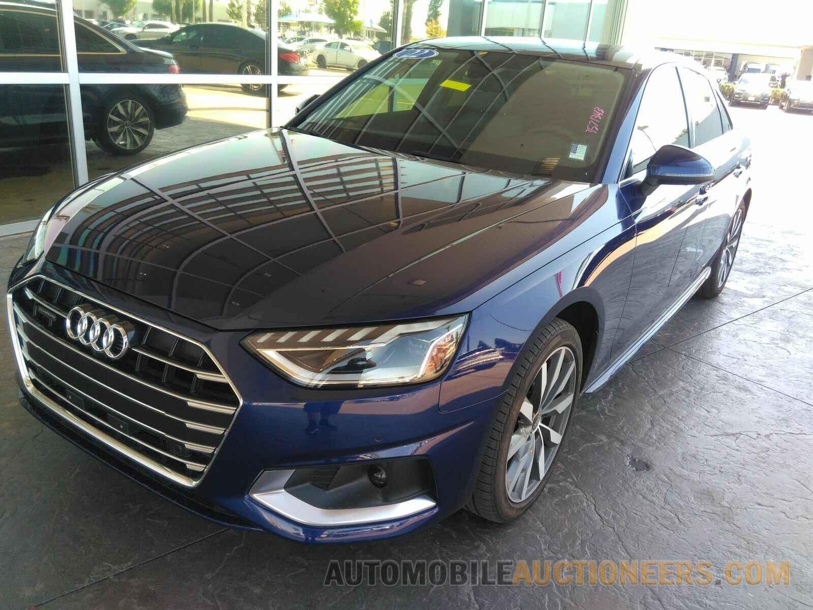 WAUBBAF45NA023615 Audi A4 Sedan 2022