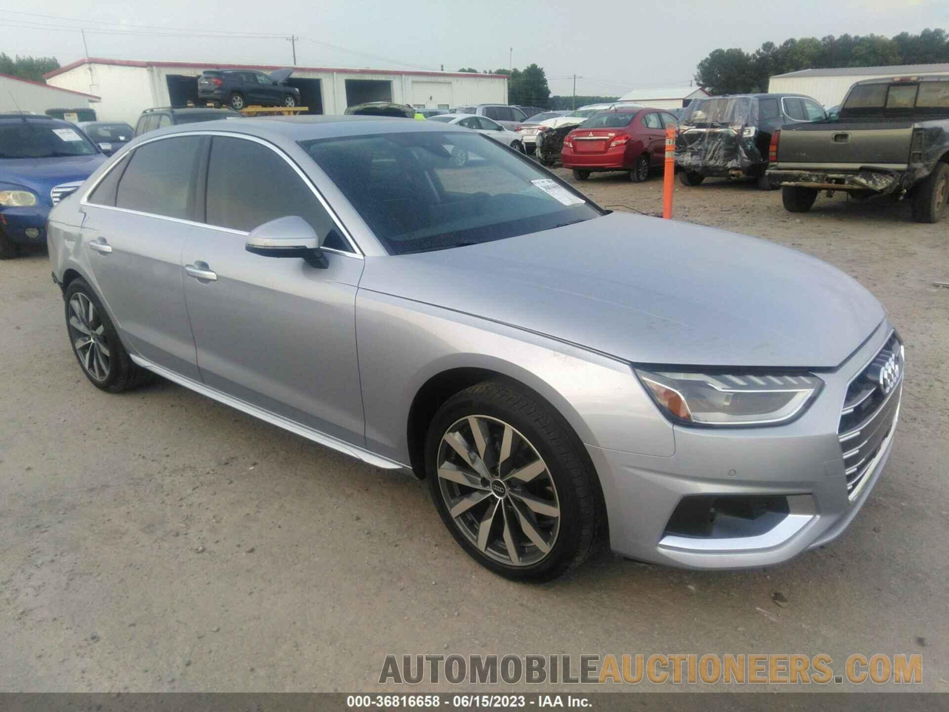 WAUBBAF47NN009563 AUDI A4 SEDAN 2022