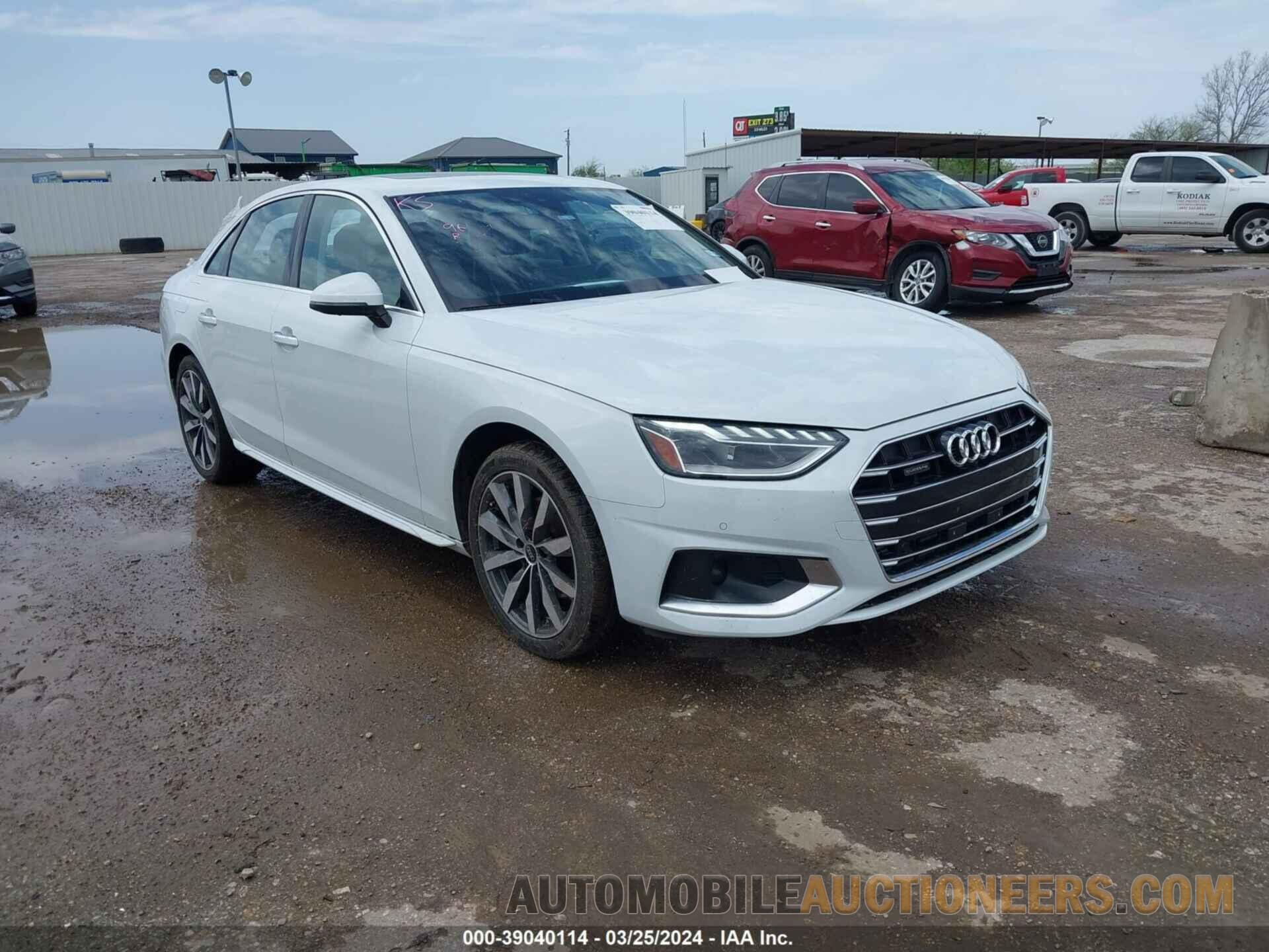 WAUBBAF47NN009773 AUDI A4 2022