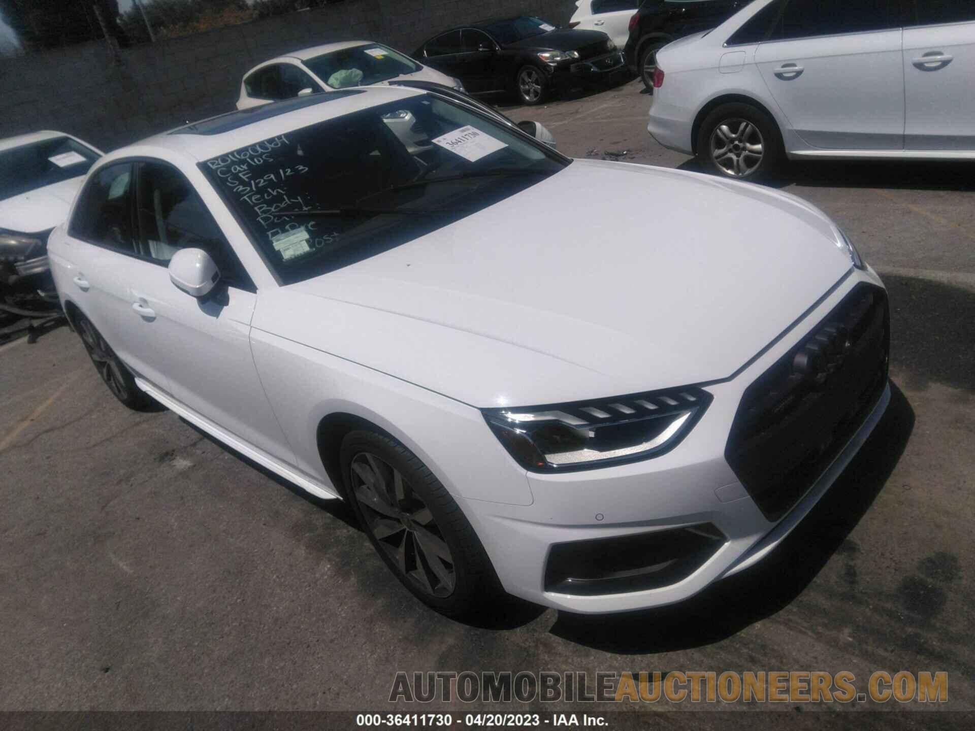 WAUBBAF49NN008365 AUDI A4 SEDAN 2022