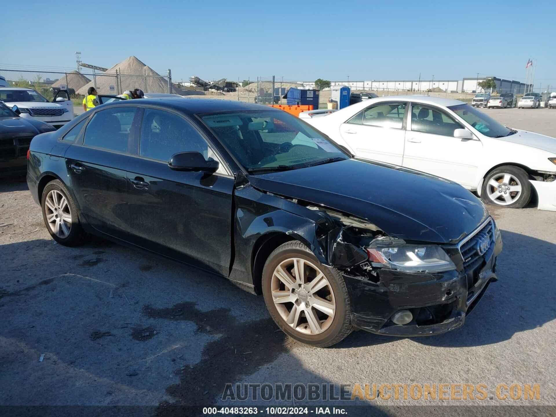 WAUBFAFL0BN042654 AUDI A4 2011