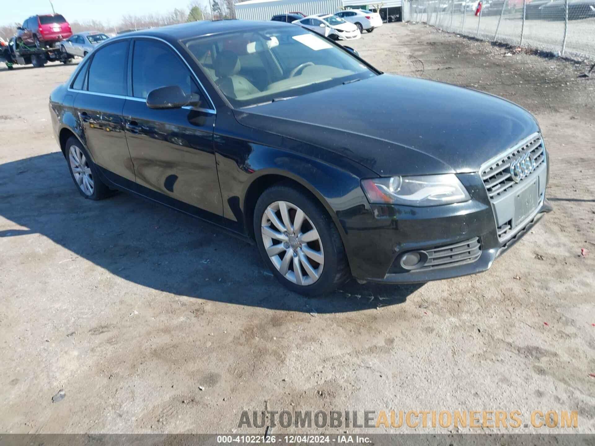 WAUBFAFL0CA093533 AUDI A4 2012