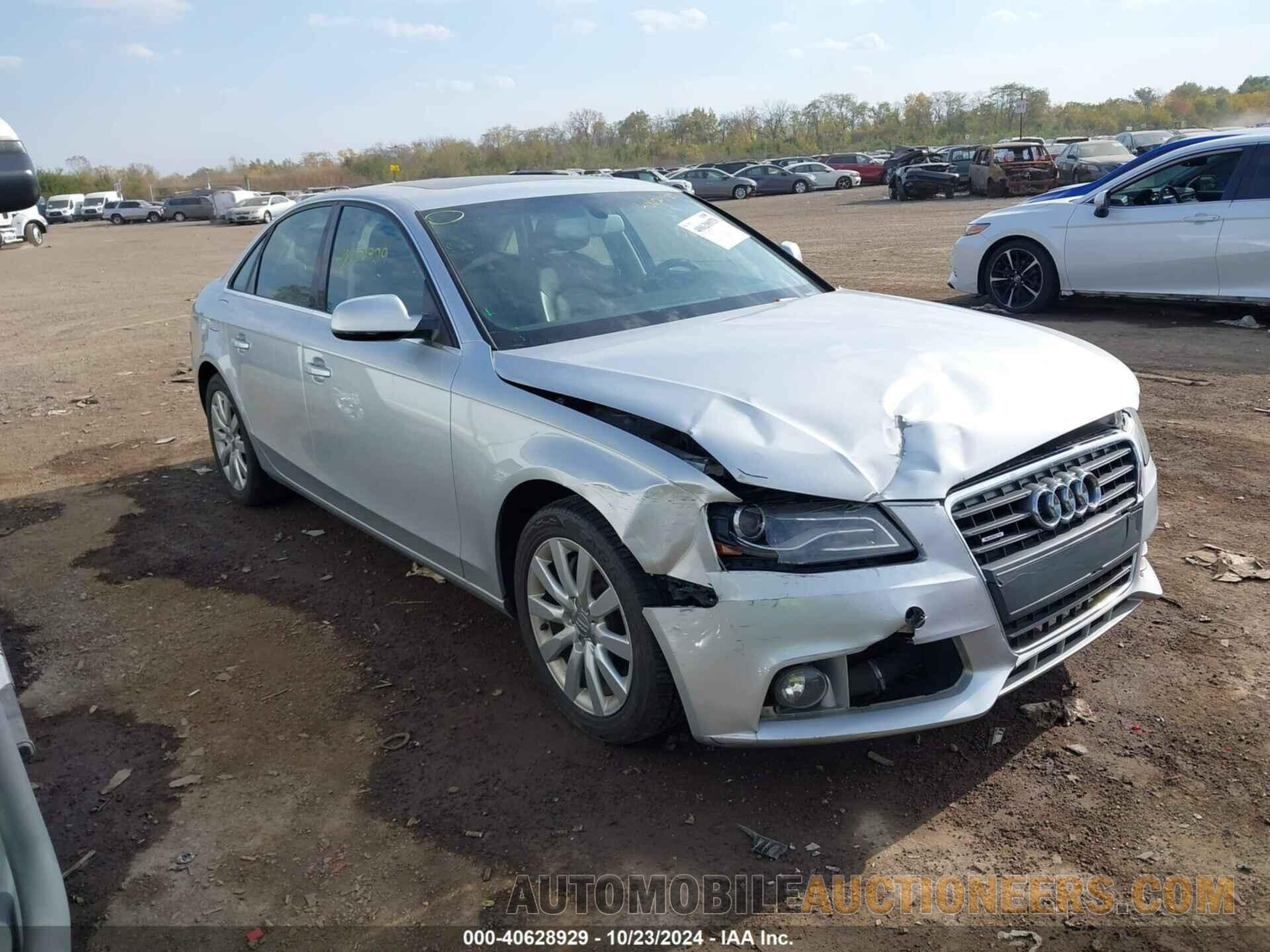 WAUBFAFL0CN008828 AUDI A4 2012