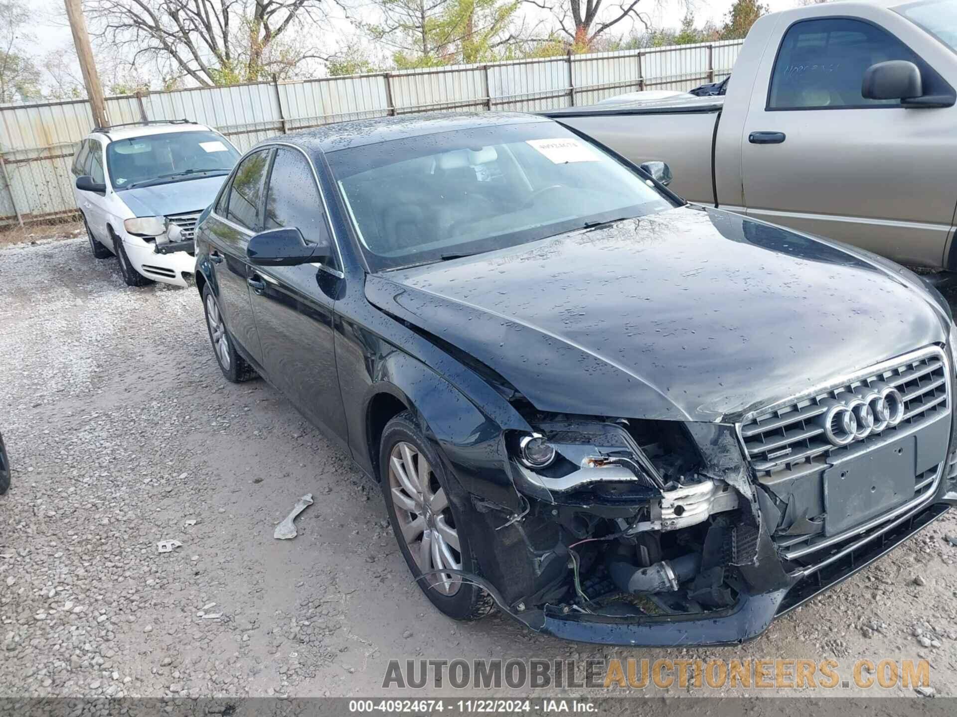 WAUBFAFL1CN015187 AUDI A4 2012