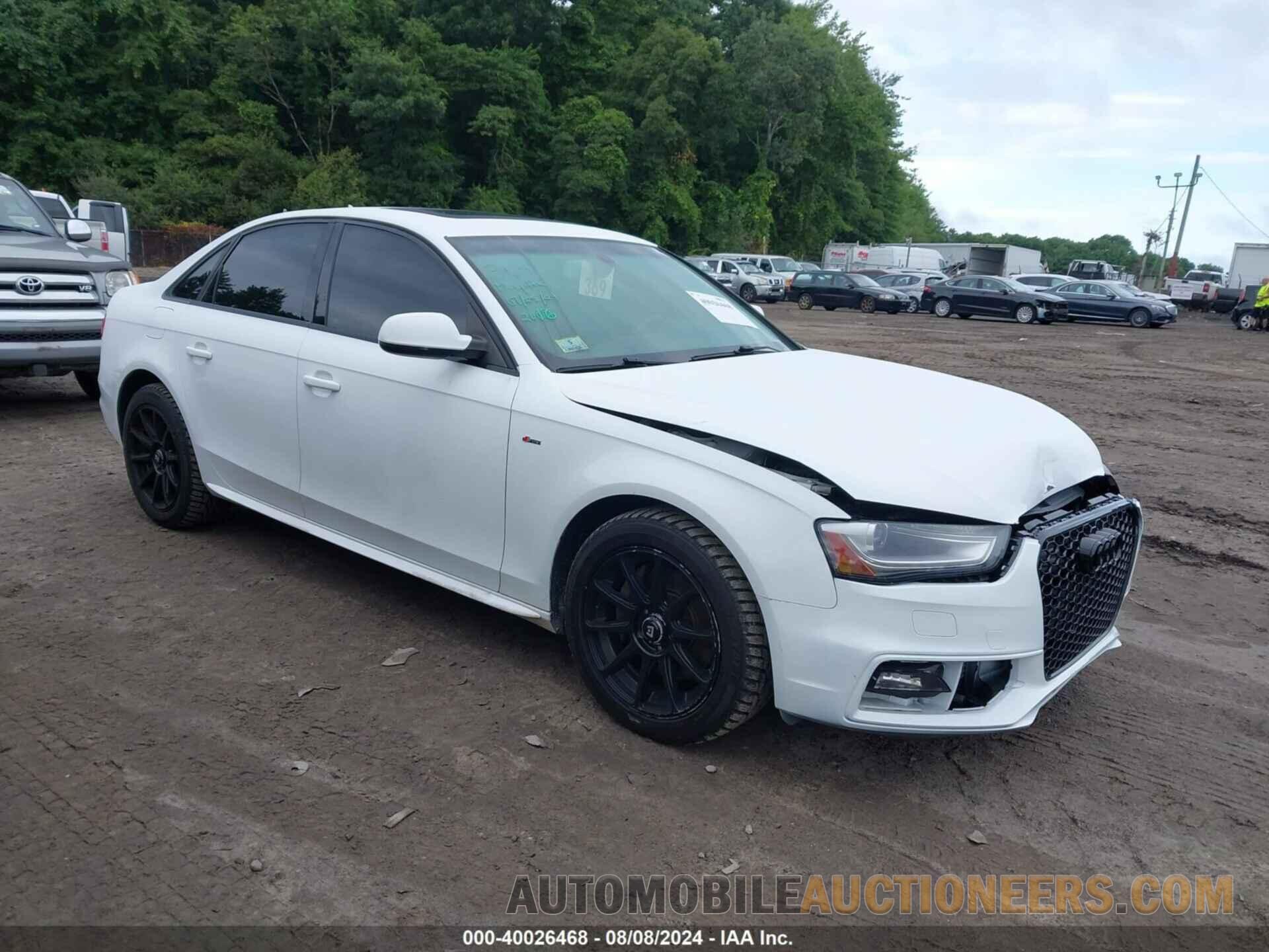 WAUBFAFL1GA013209 AUDI A4 2016