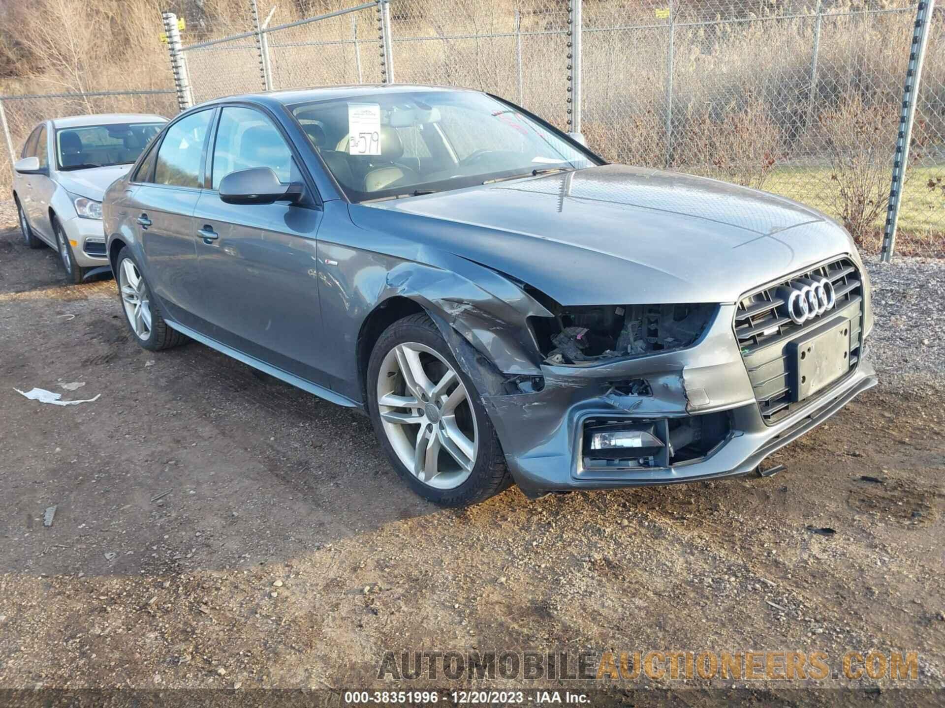 WAUBFAFL1GN012568 AUDI A4 2016