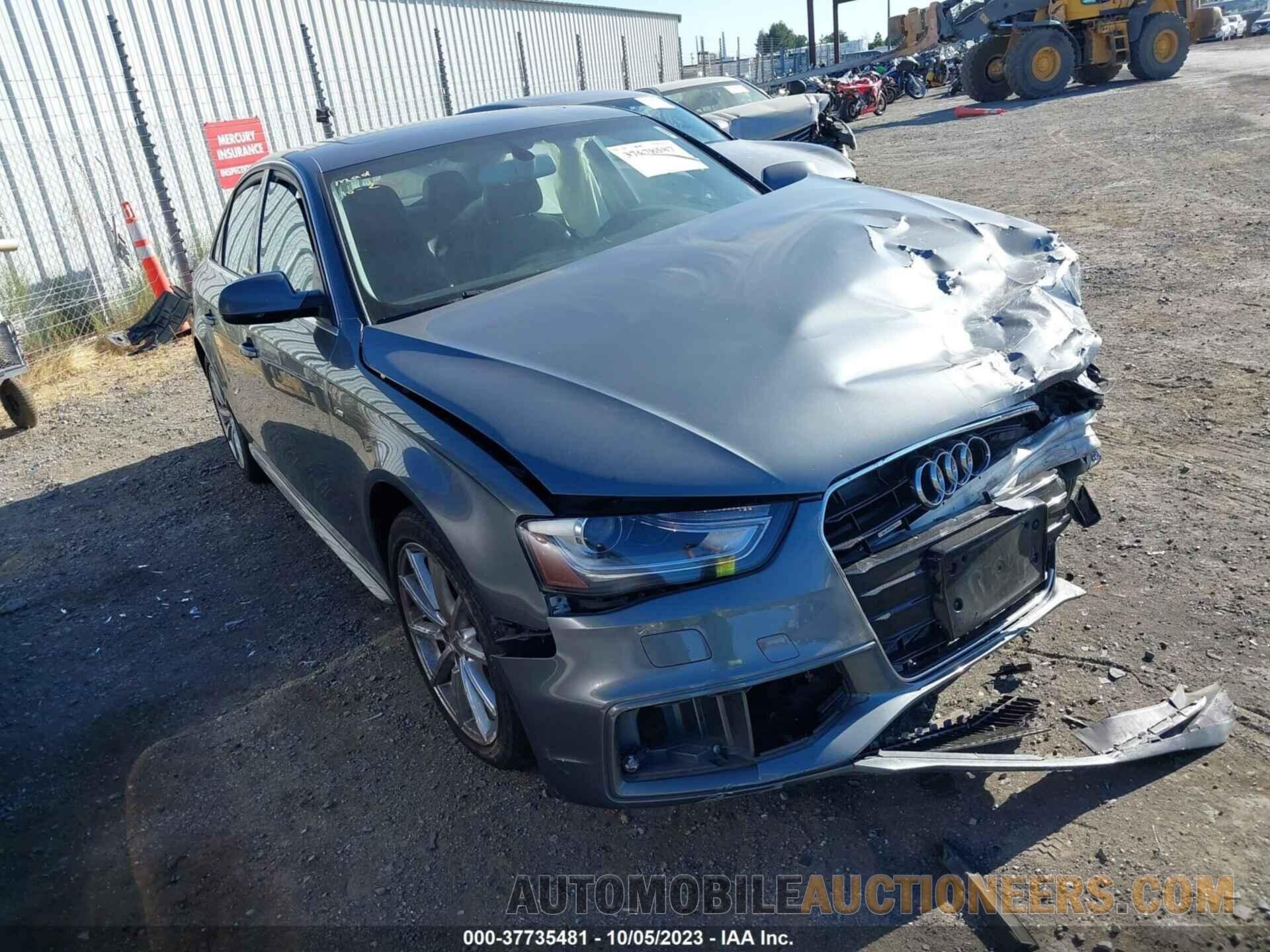 WAUBFAFL2GN013244 AUDI A4 2016