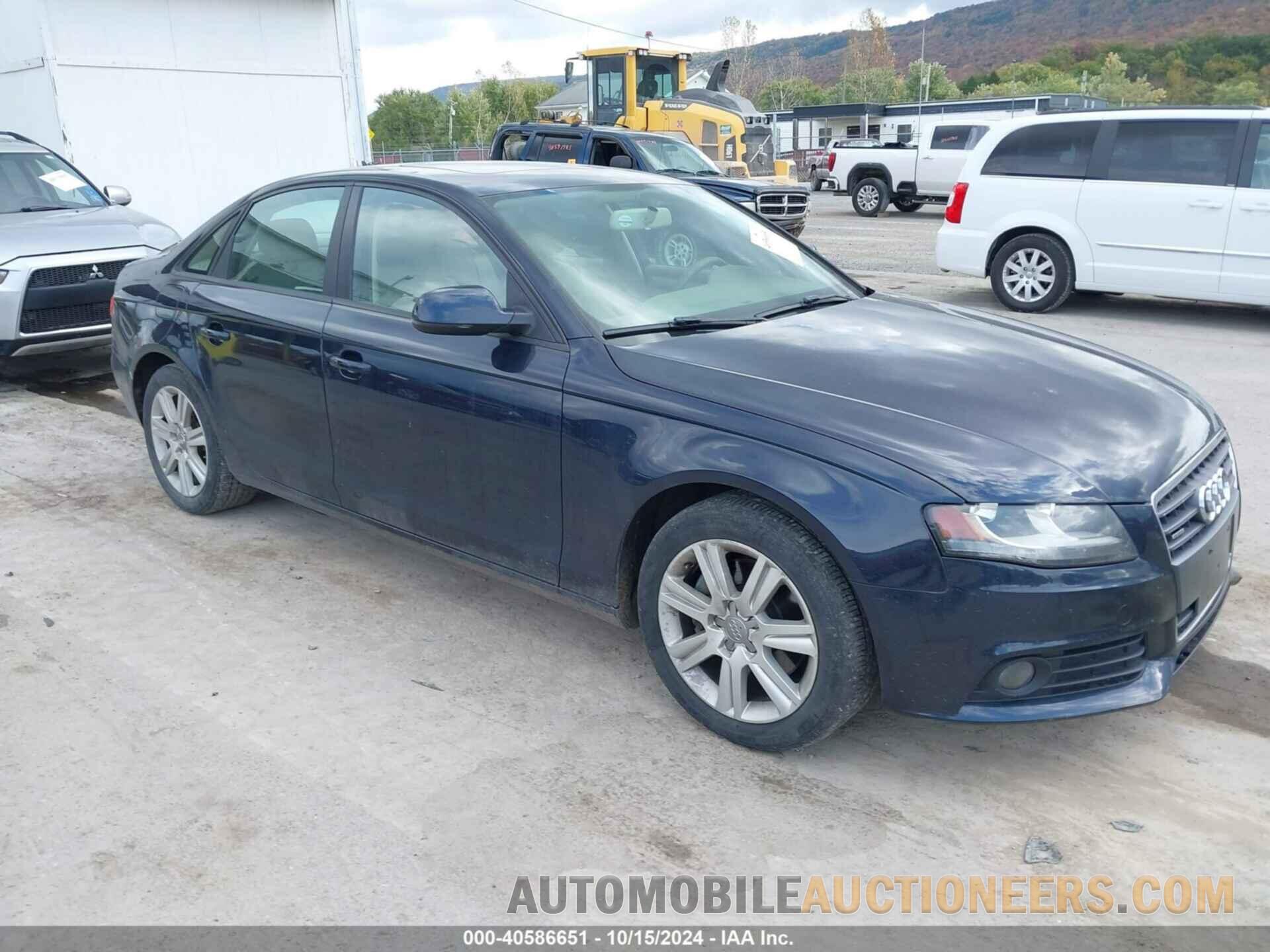 WAUBFAFL3BA092665 AUDI A4 2011