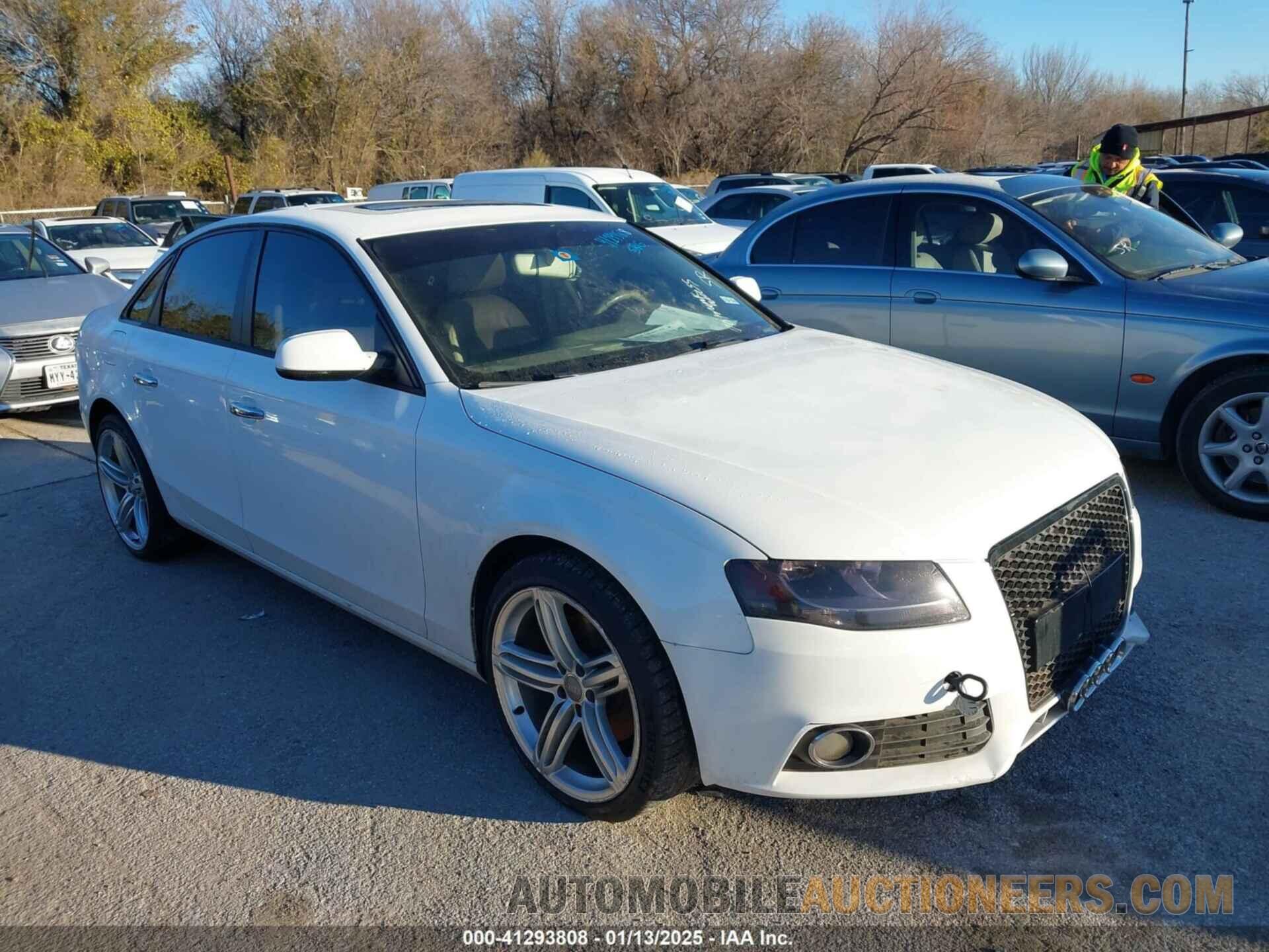 WAUBFAFL3BA111747 AUDI A4 2011