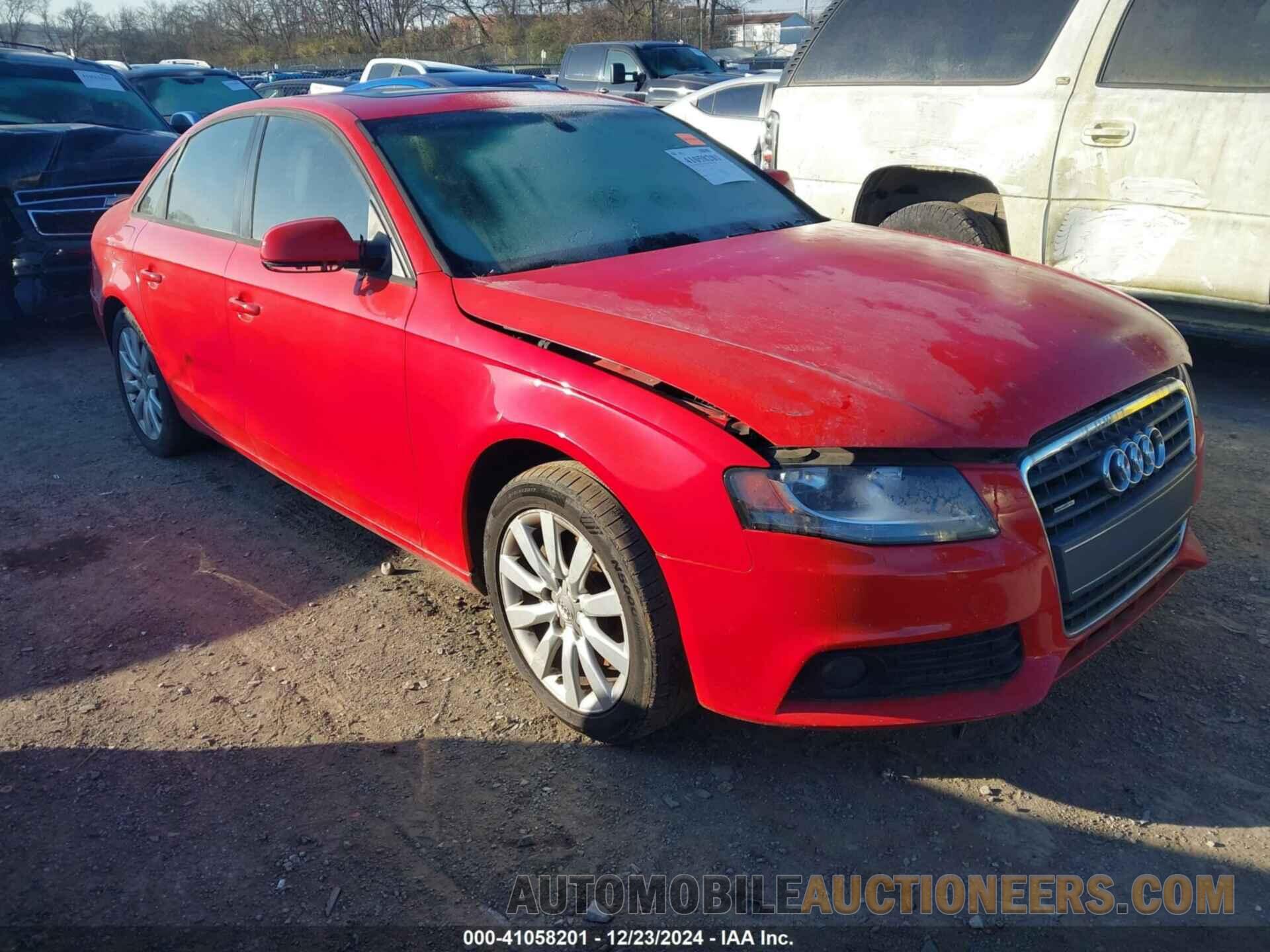 WAUBFAFL3CN020469 AUDI A4 2012