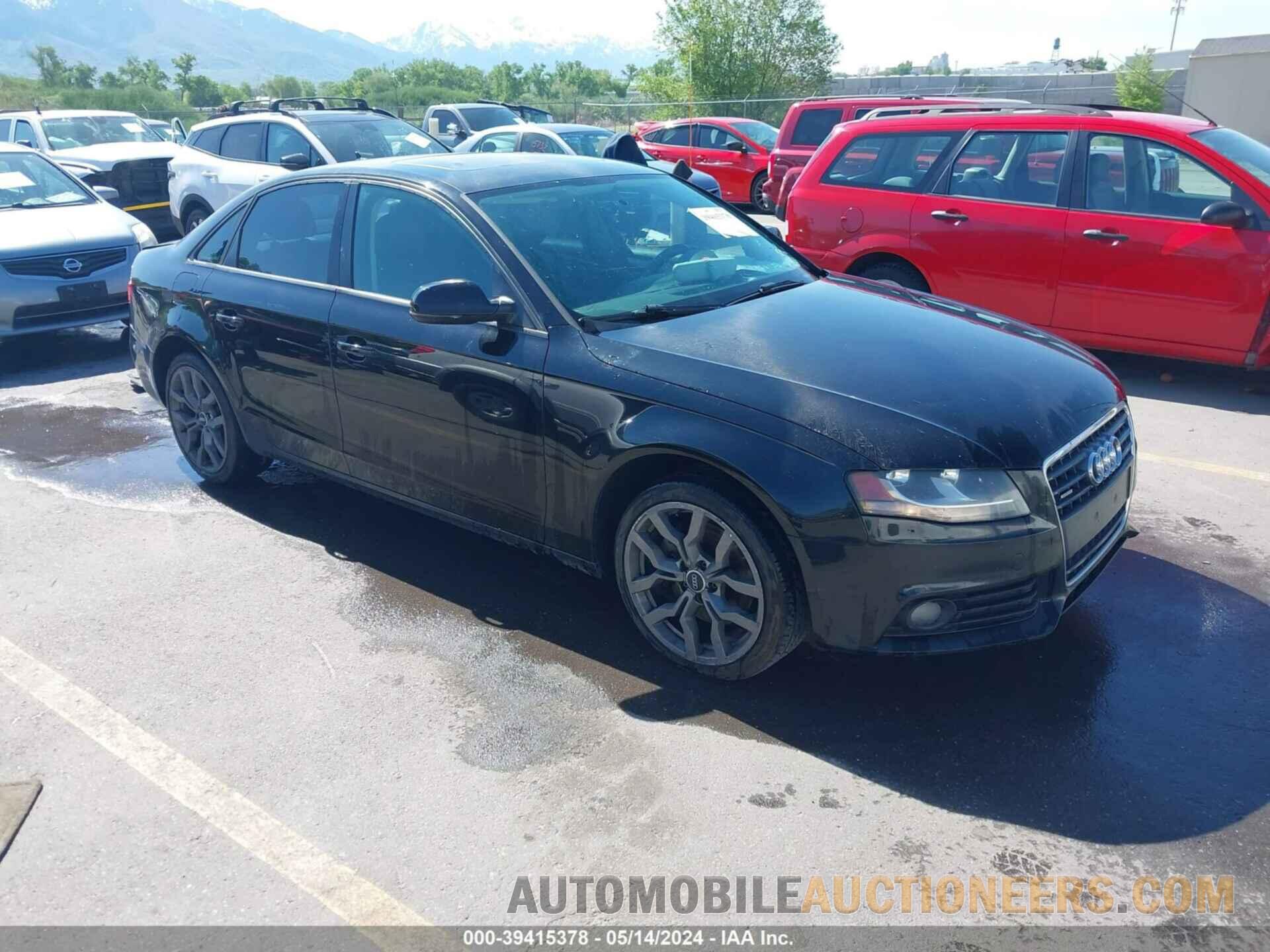 WAUBFAFL4BA103074 AUDI A4 2011