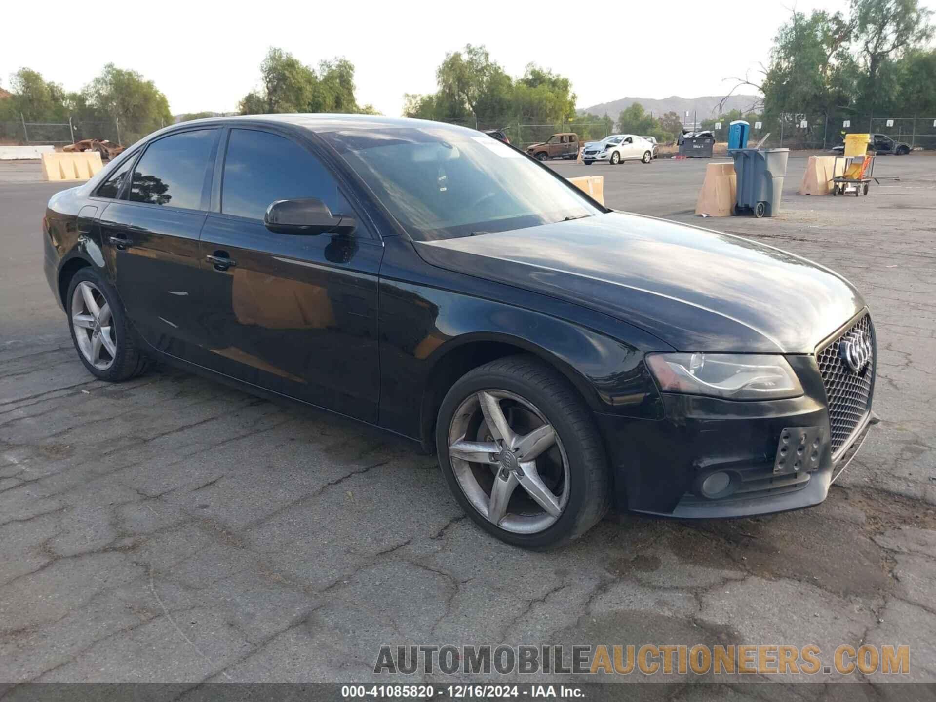 WAUBFAFL4CN002224 AUDI A4 2012