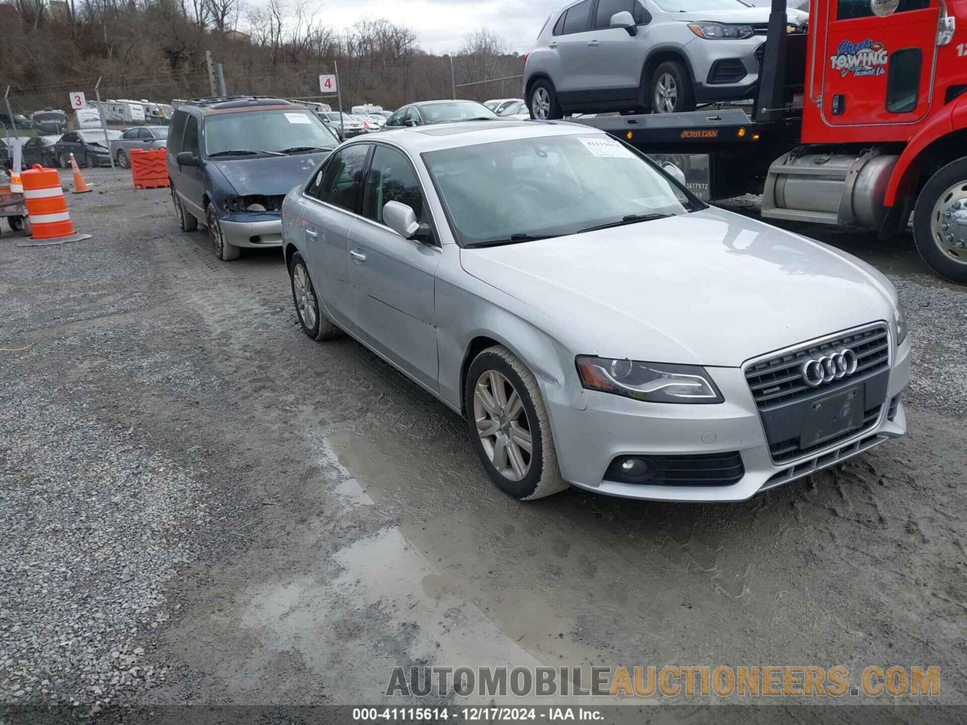 WAUBFAFL4CN006368 AUDI A4 2012