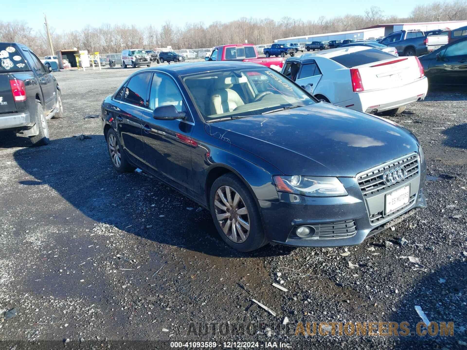 WAUBFAFL5CN013684 AUDI A4 2012