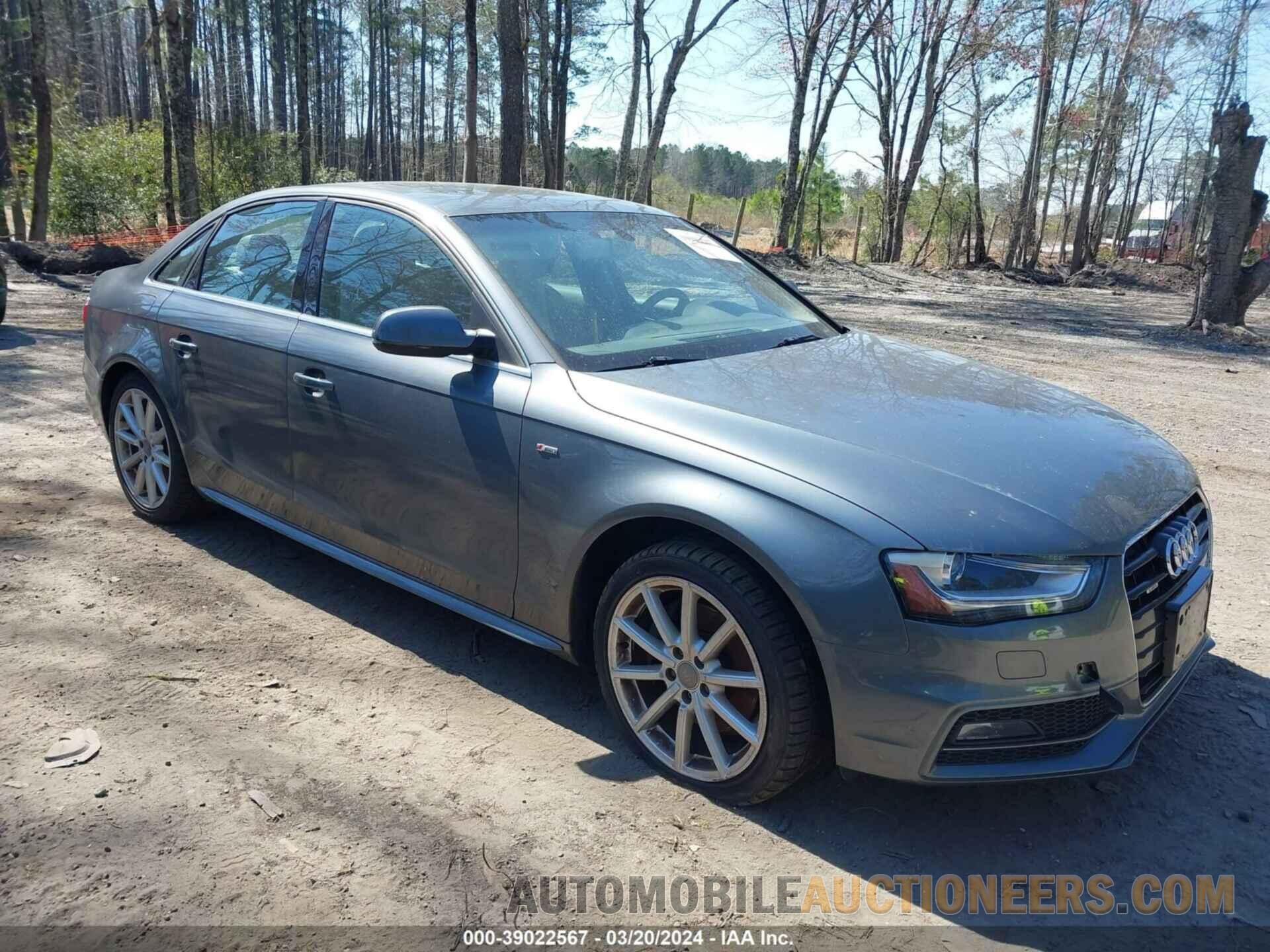 WAUBFAFL5GN017871 AUDI A4 2016