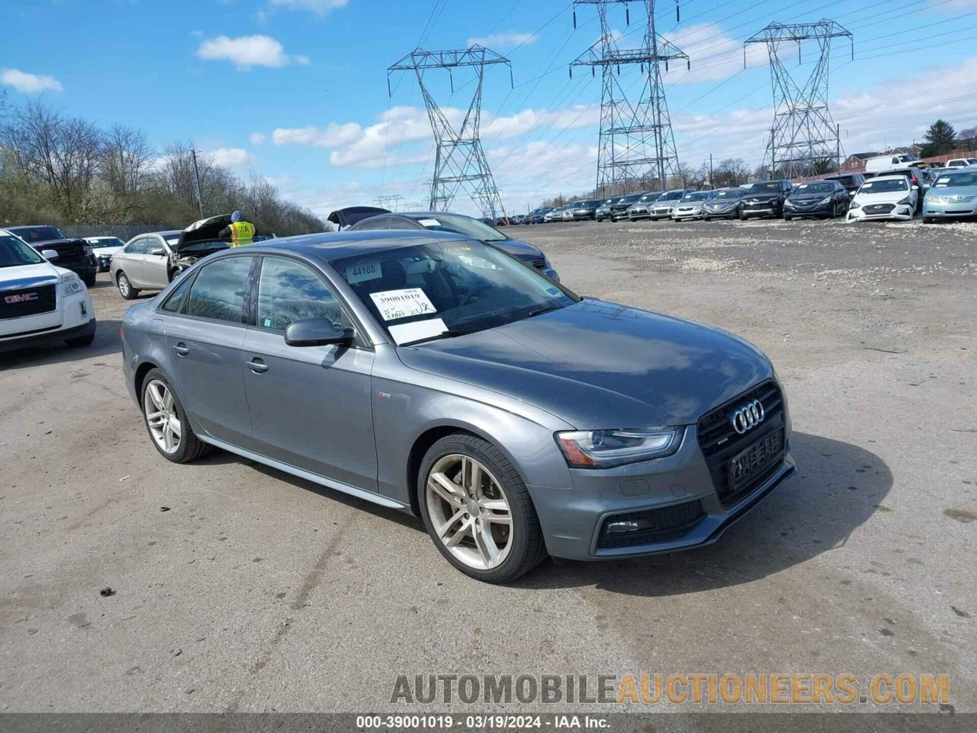 WAUBFAFL6GA013156 AUDI A4 2016