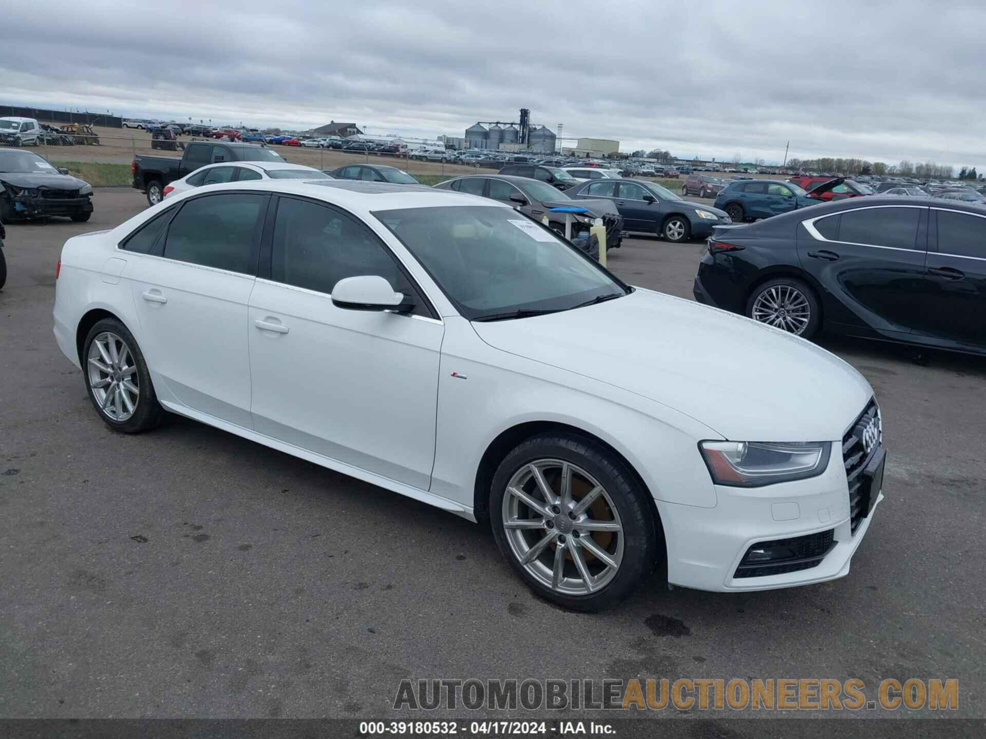 WAUBFAFL6GN004787 AUDI A4 2016