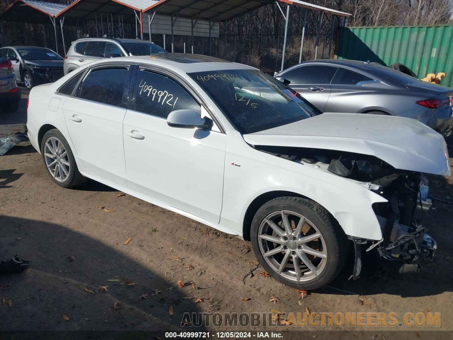 WAUBFAFL6GN010833 AUDI A4 2016