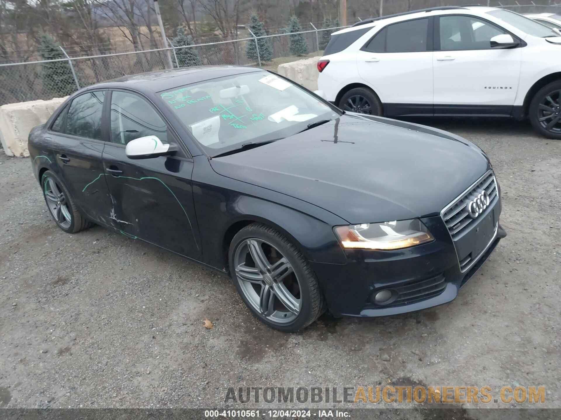 WAUBFAFL7BA088375 AUDI A4 2011