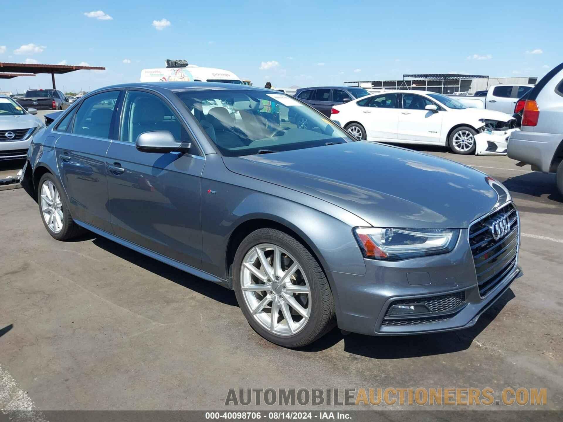 WAUBFAFL7GN008489 AUDI A4 2016