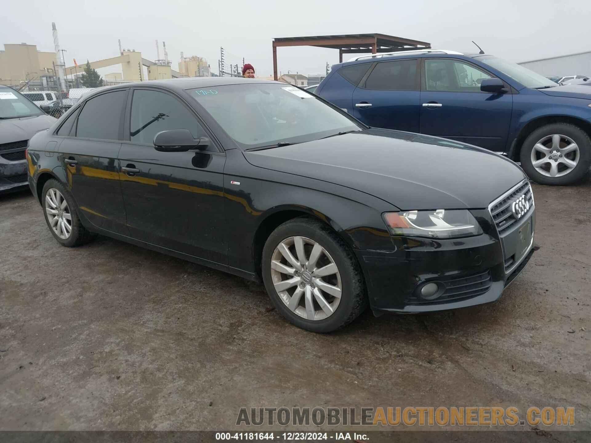 WAUBFAFL8CN001058 AUDI A4 2012