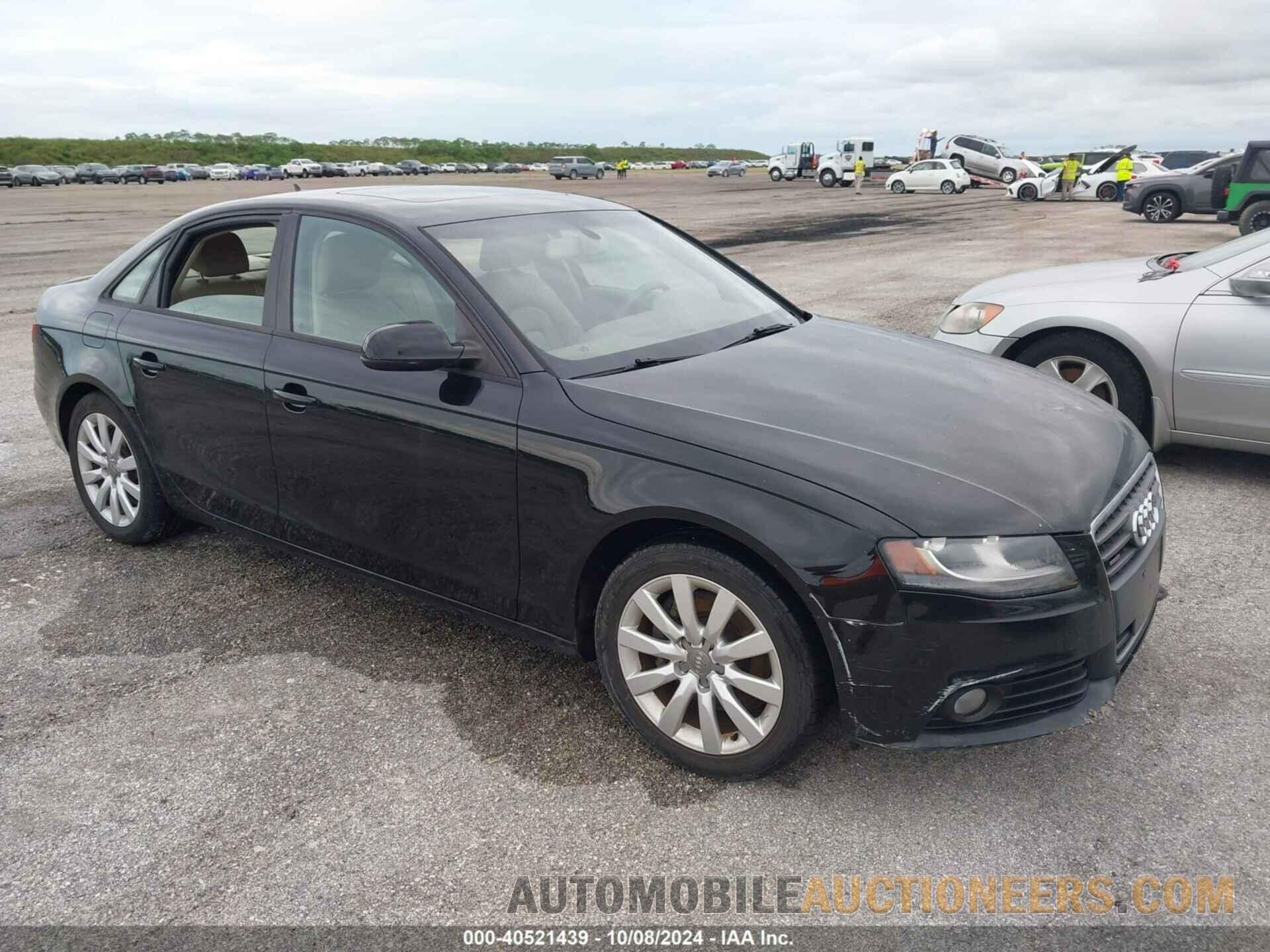 WAUBFAFL8CN008818 AUDI A4 2012