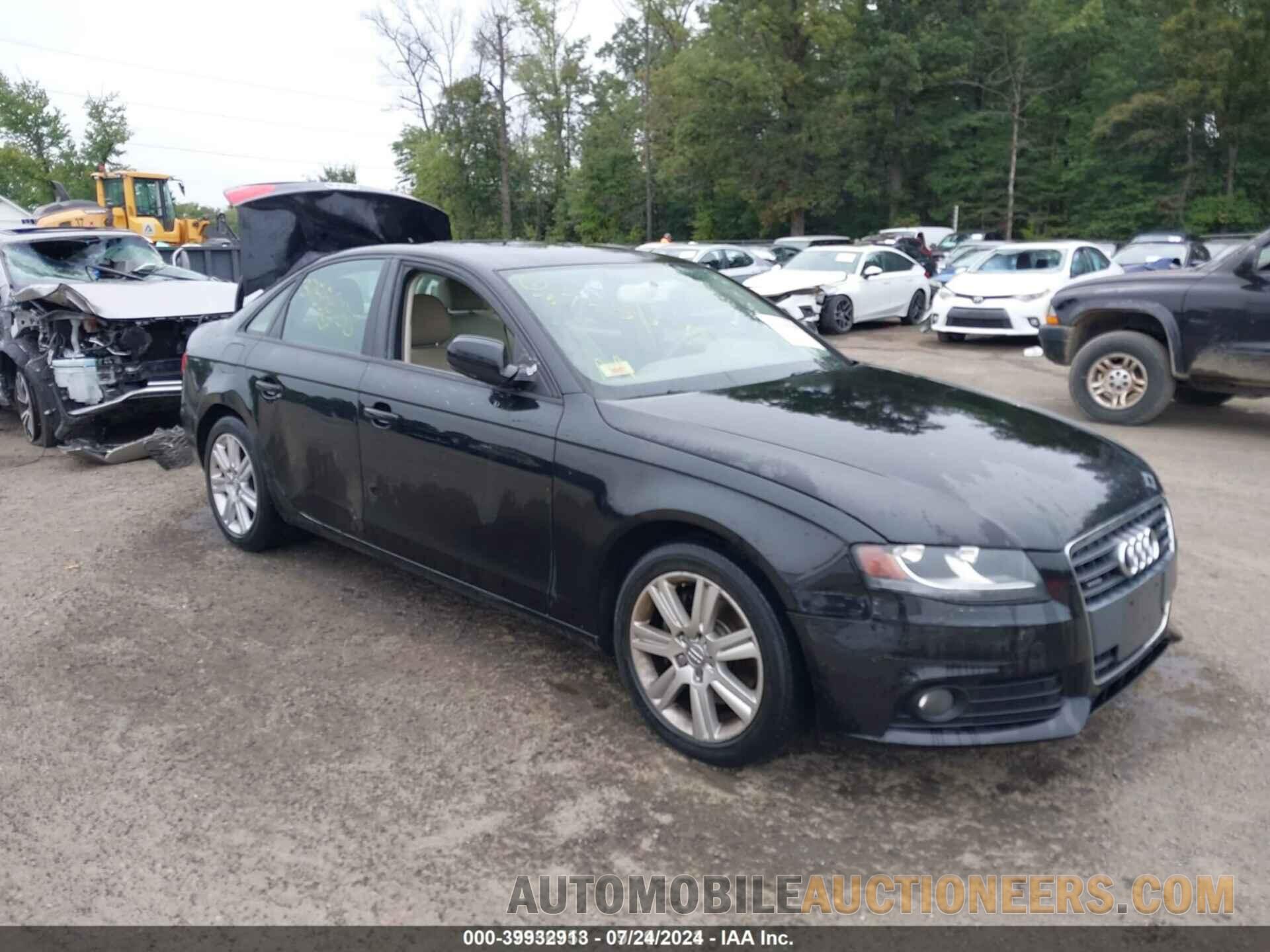 WAUBFAFL9BN047884 AUDI A4 2011