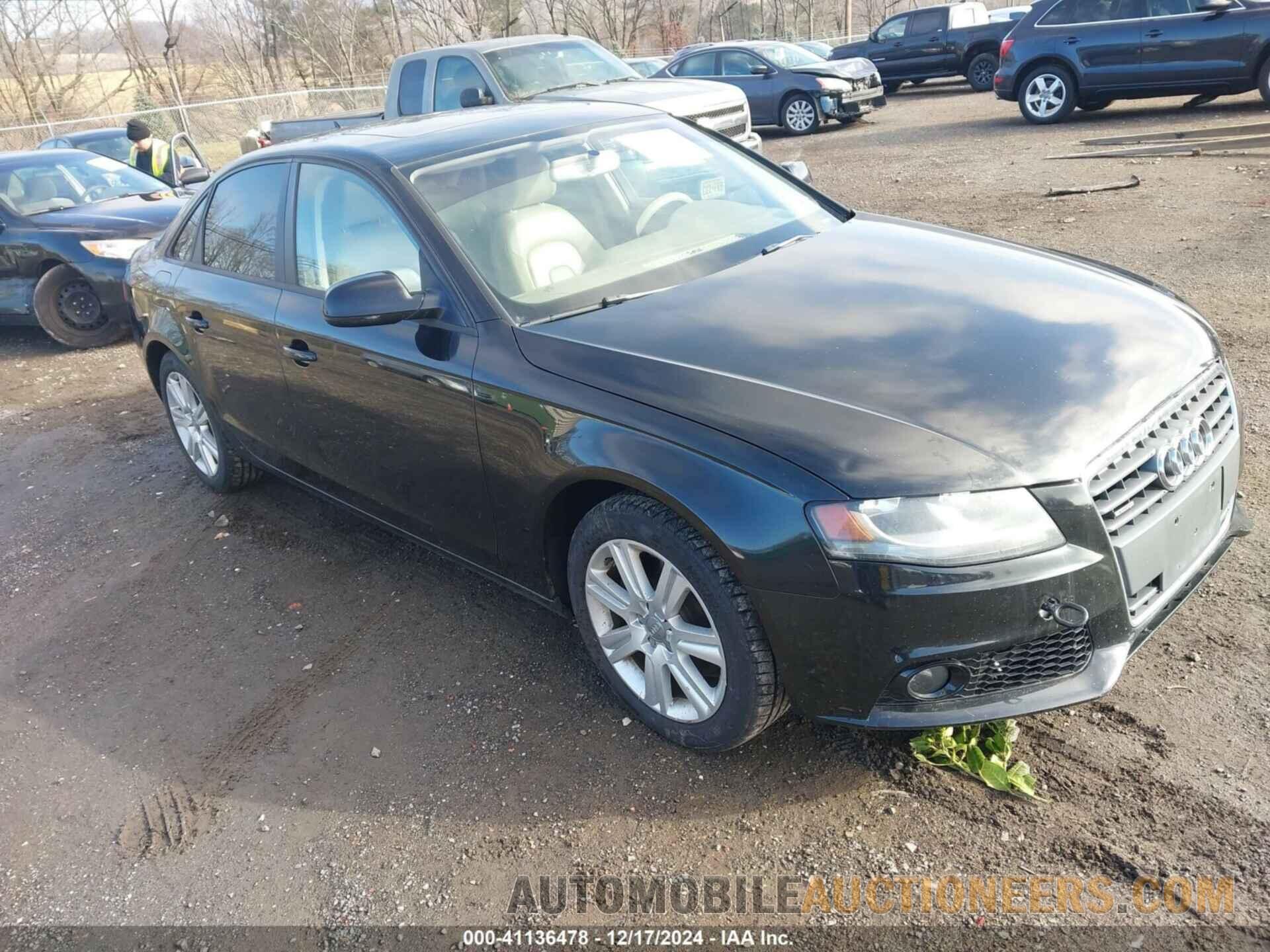 WAUBFAFL9BN048758 AUDI A4 2011