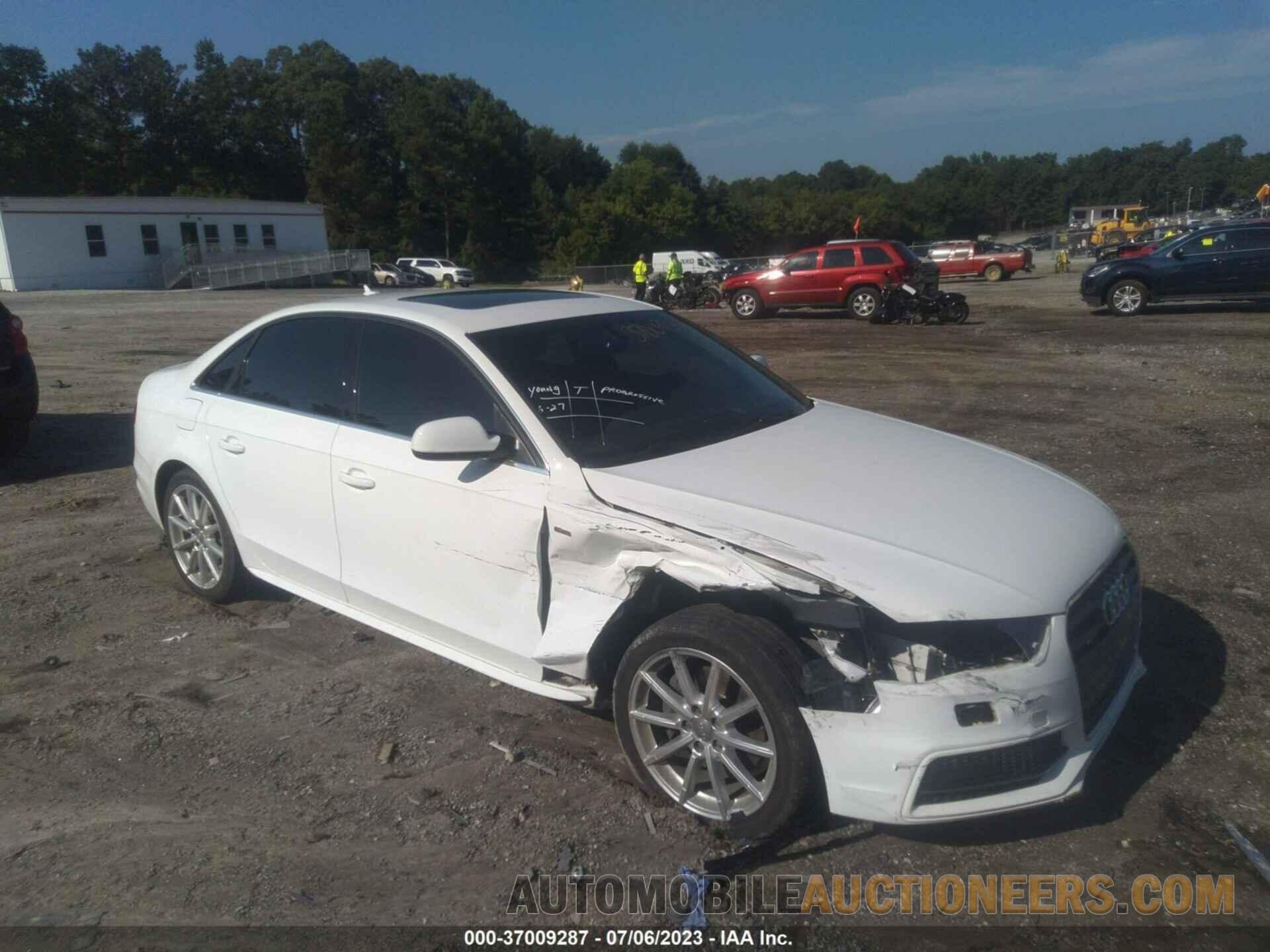 WAUBFAFL9GN009868 AUDI A4 2016