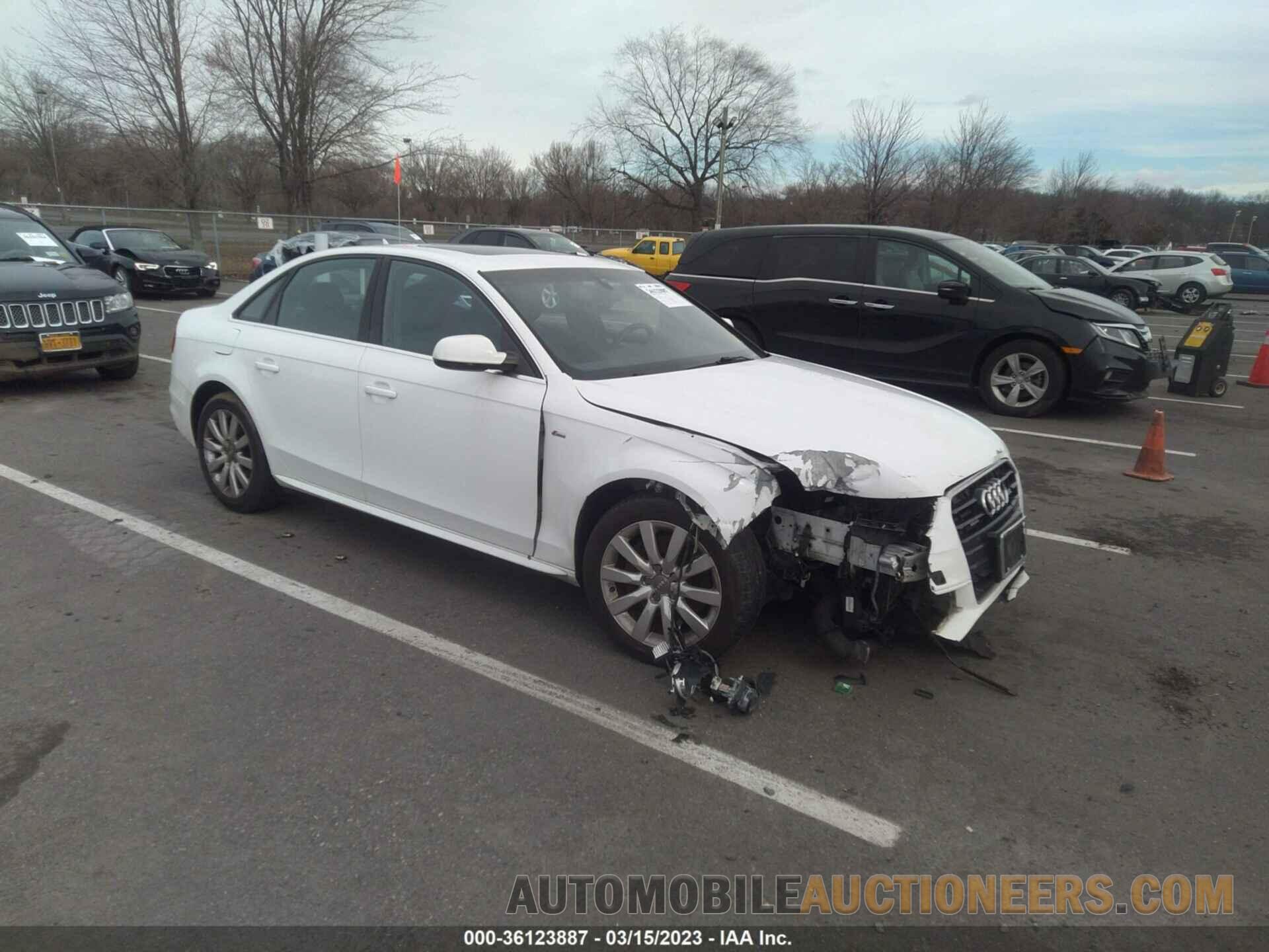 WAUBFAFLXFN025365 AUDI A4 2015