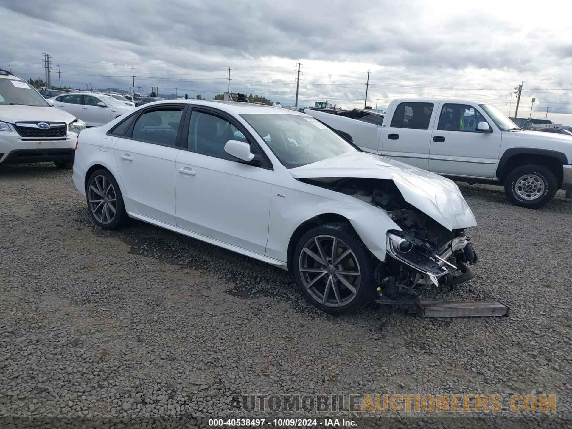 WAUBFAFLXGN014416 AUDI A4 2016