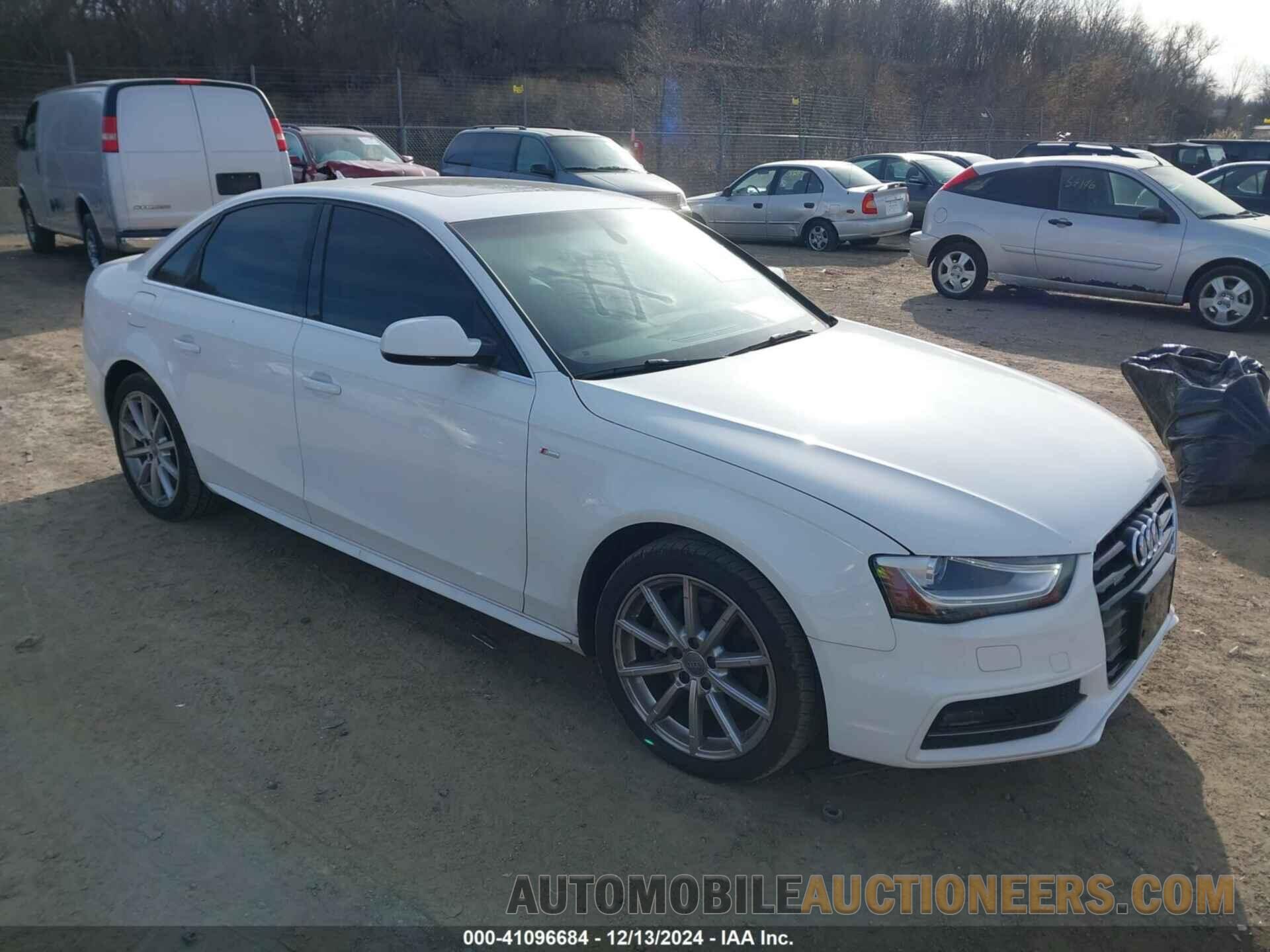 WAUBFAFLXGN018238 AUDI A4 2016