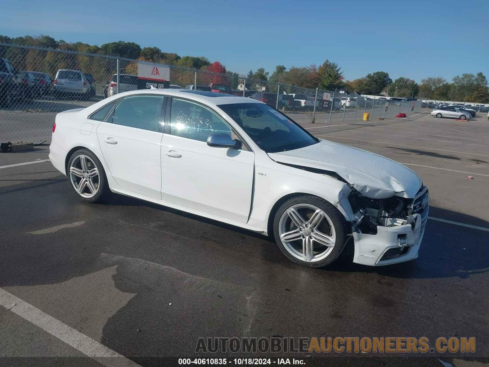 WAUBGAFL1DA066260 AUDI S4 2013