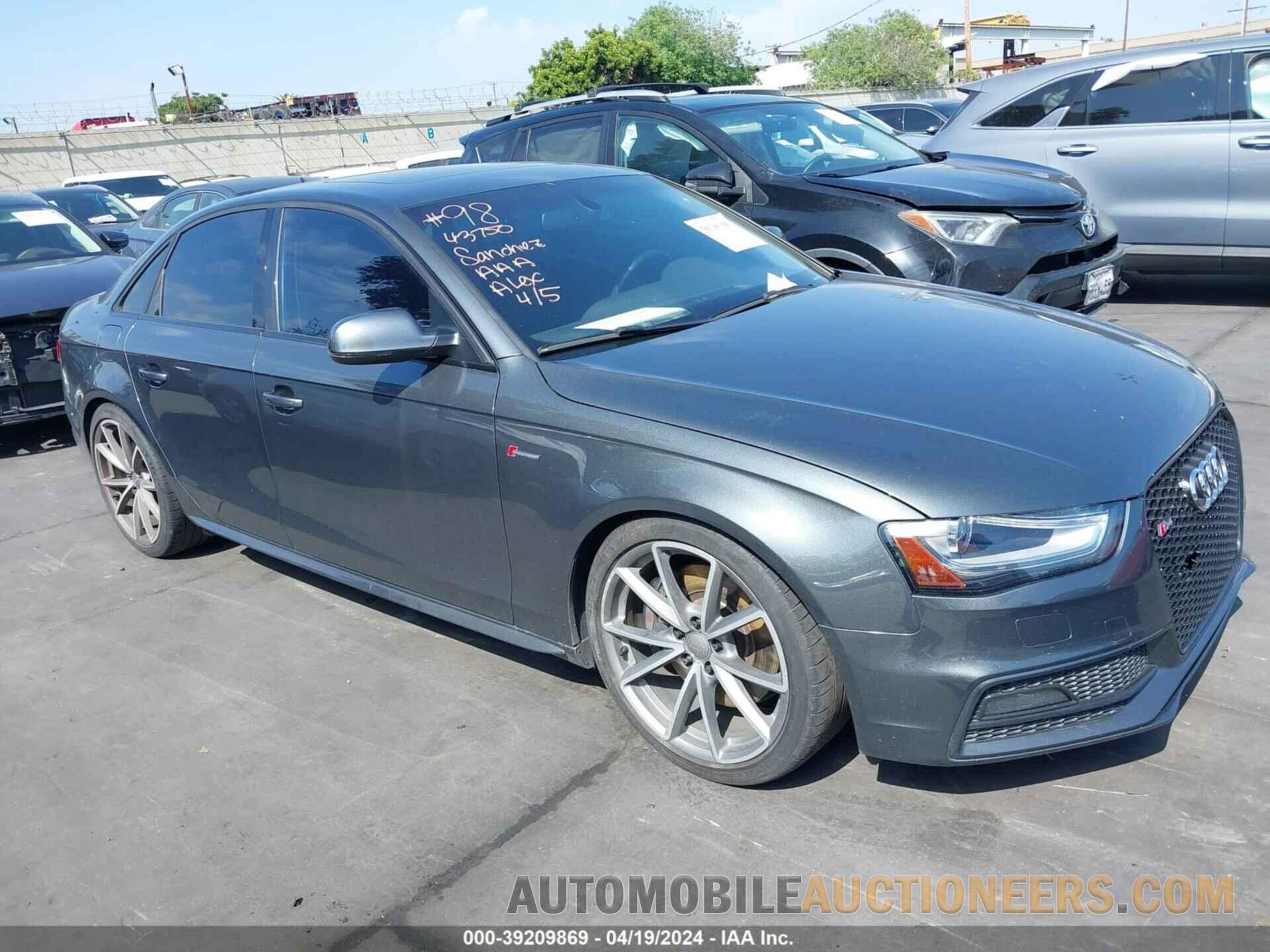 WAUBGAFL1FA055133 AUDI S4 2015