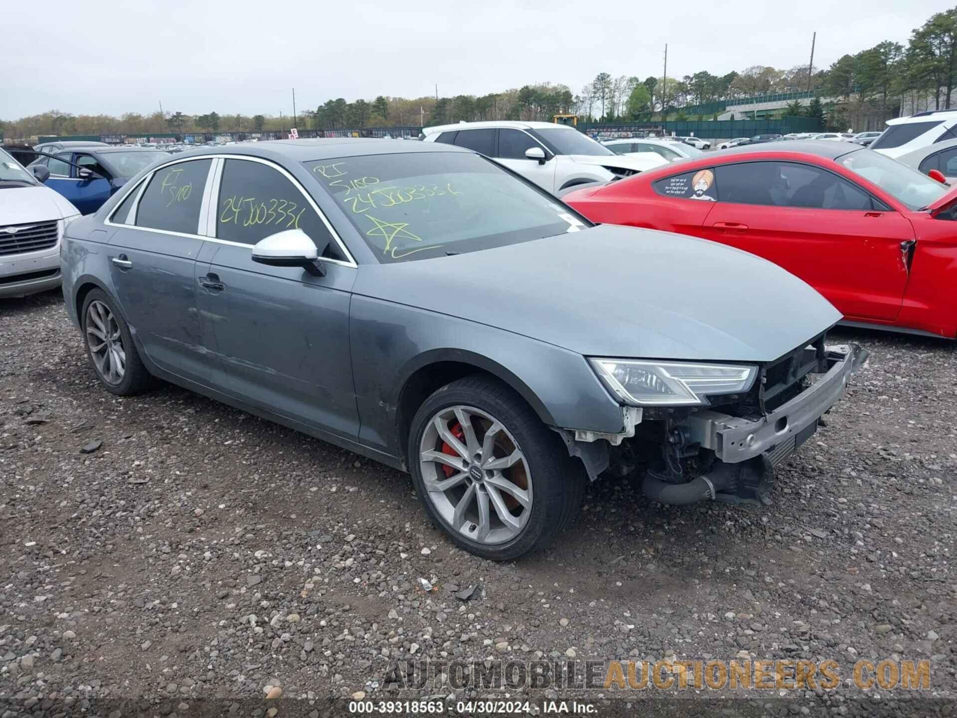 WAUBNAF40HN052721 AUDI A4 2017