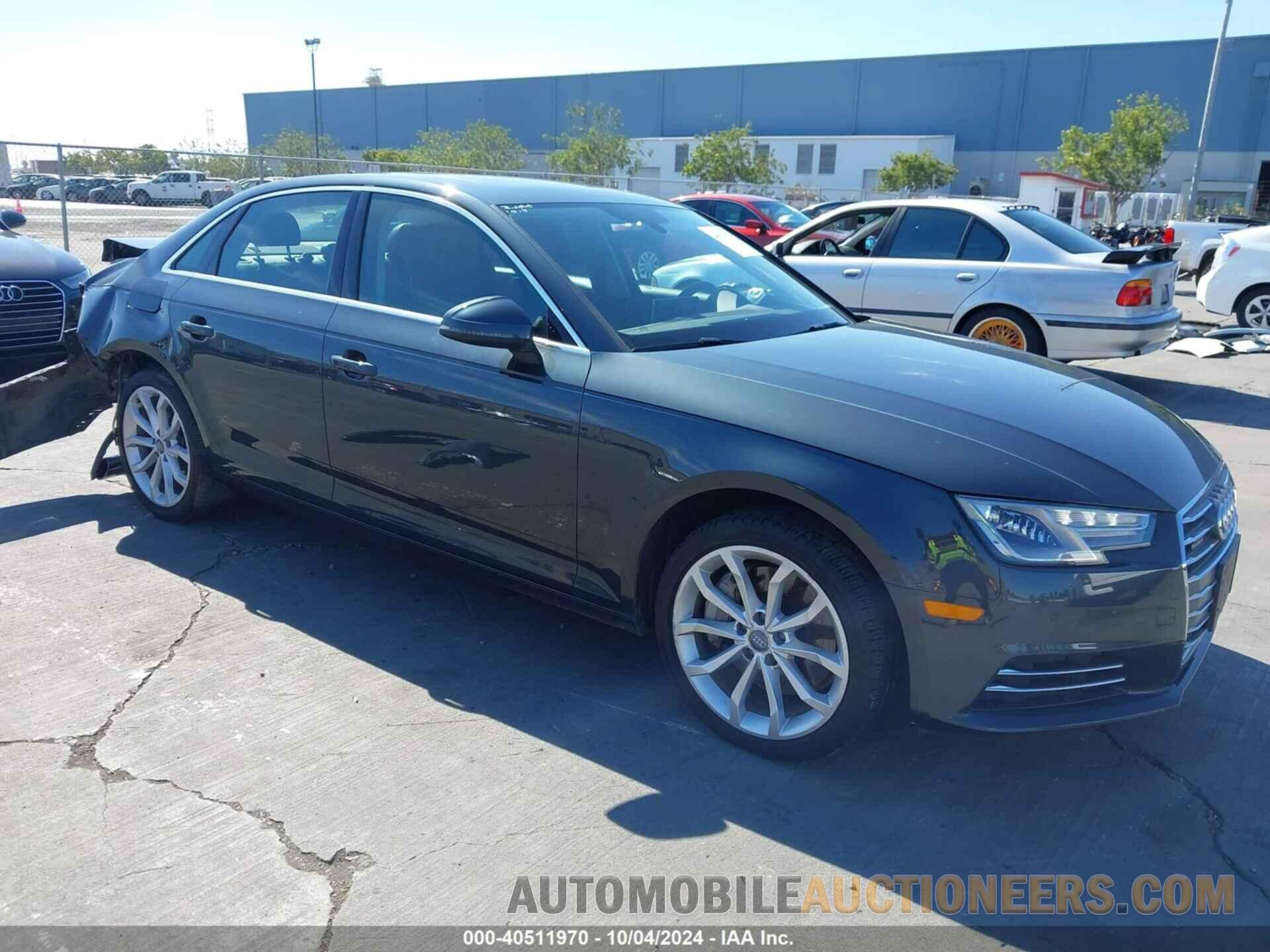 WAUBNAF4XHN008290 AUDI A4 2017