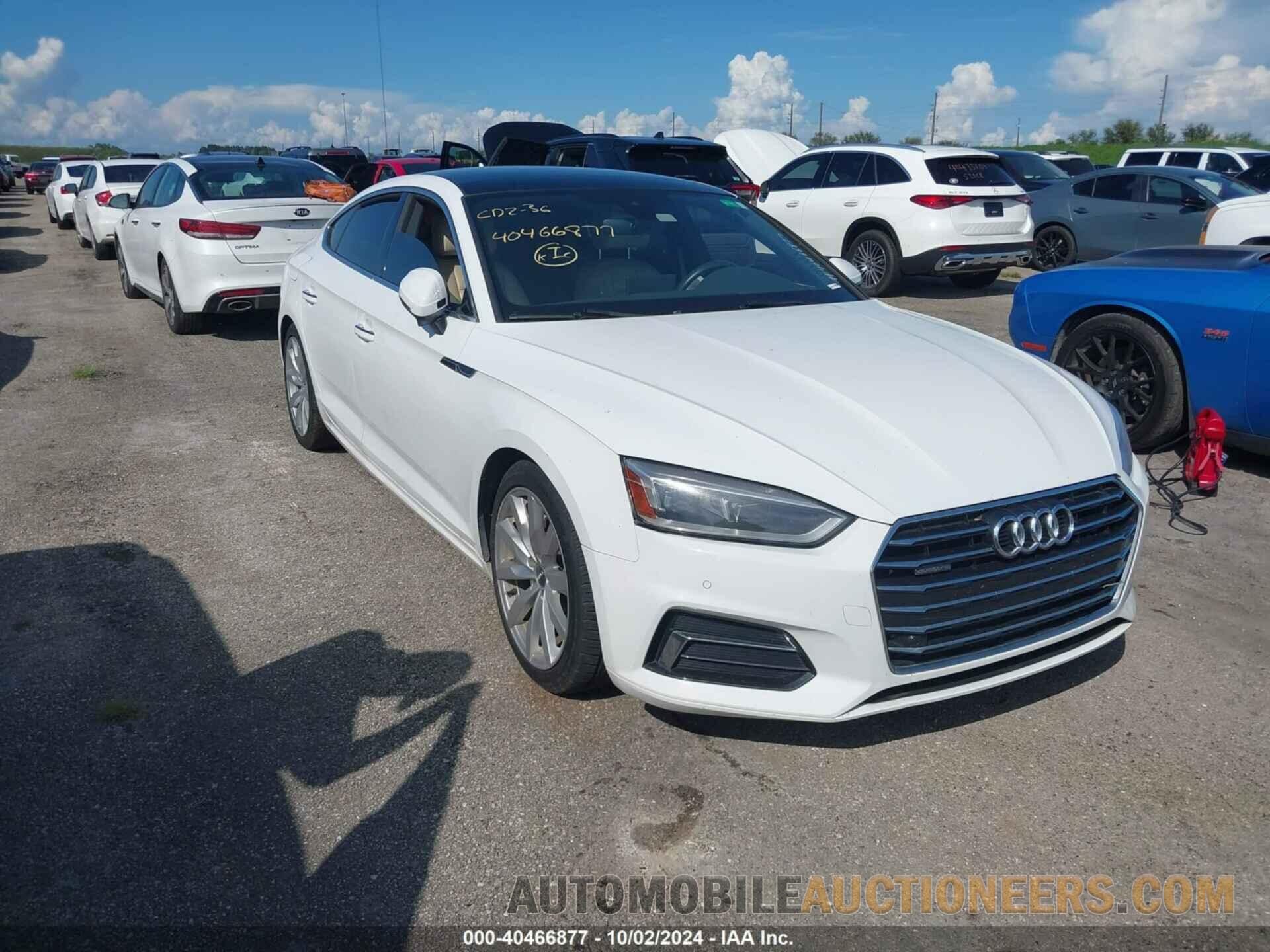 WAUBNCF51JA088368 AUDI A5 SPORTBACK 2018