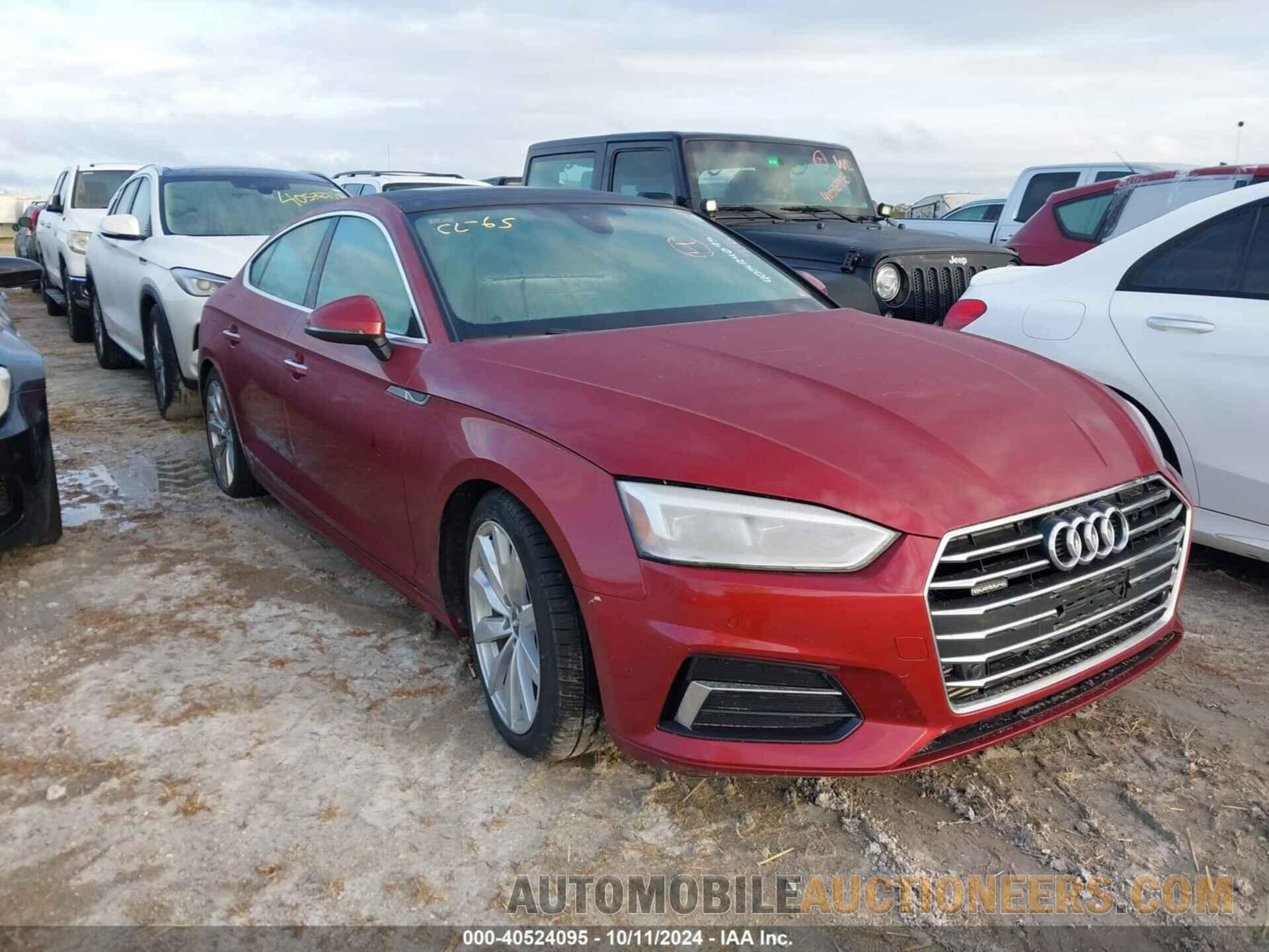 WAUBNCF52JA088928 AUDI A5 2018