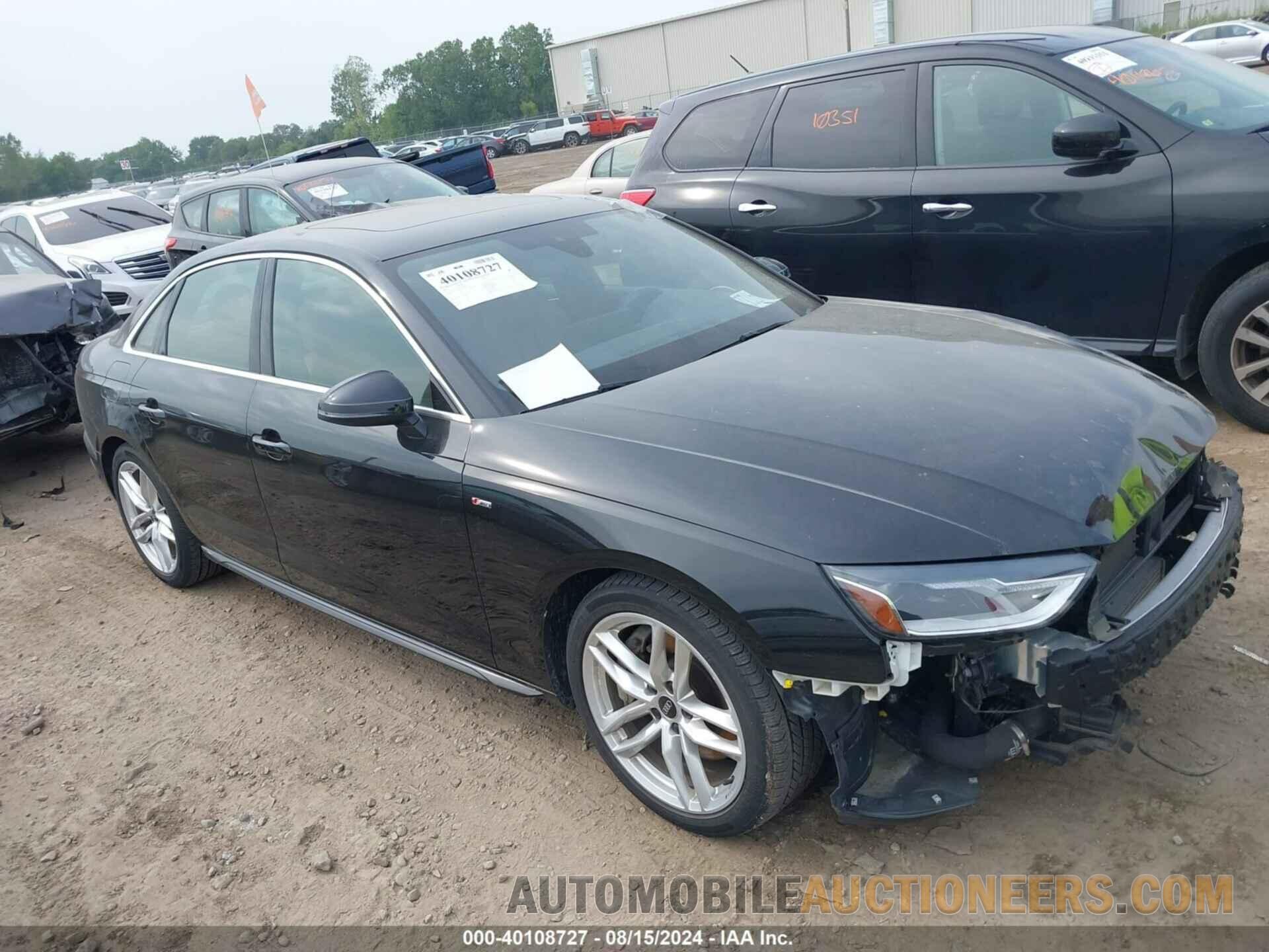 WAUDAAF42NA008226 AUDI A4 2022