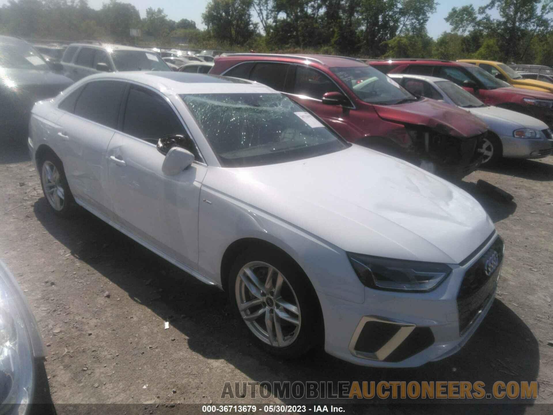 WAUDAAF43MN007254 AUDI A4 SEDAN 2021