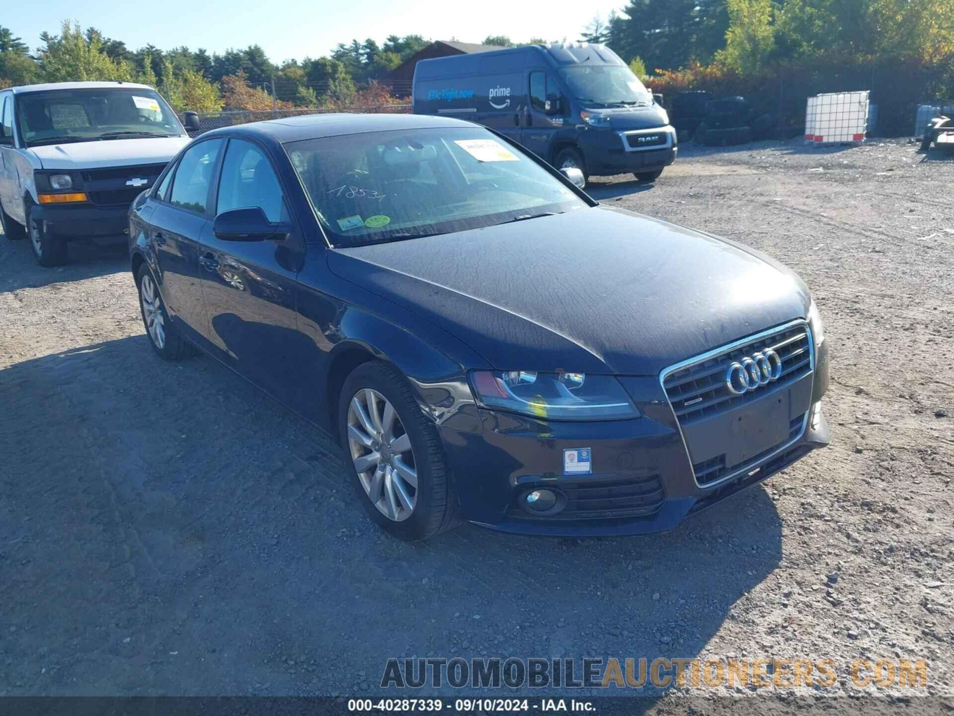 WAUDFAFLXCA081074 AUDI A4 2012