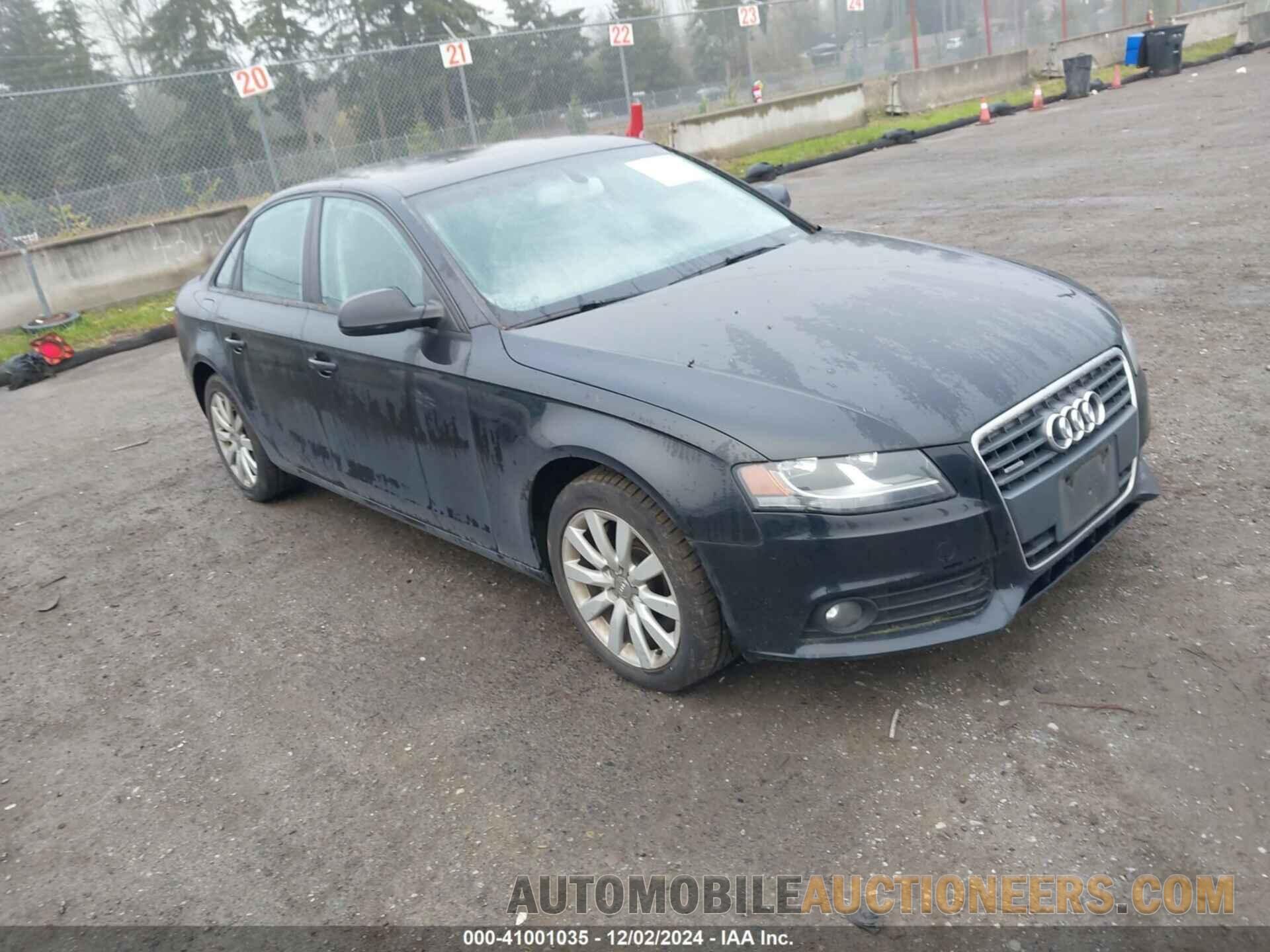 WAUDFAFLXCN002687 AUDI A4 2012