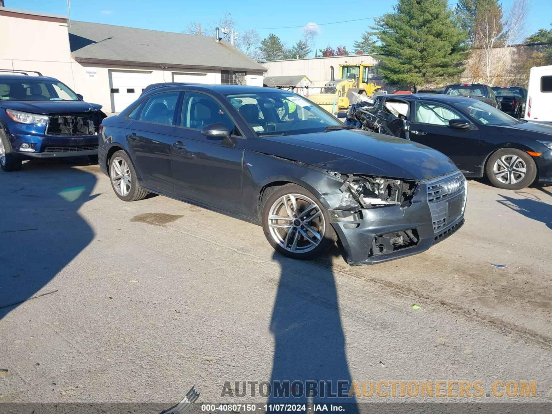 WAUDNAF40HN046927 AUDI A4 2017