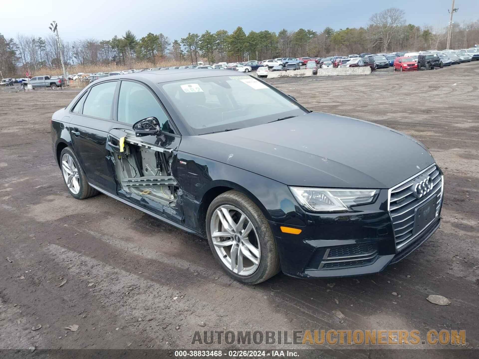 WAUDNAF40HN050847 AUDI A4 2017