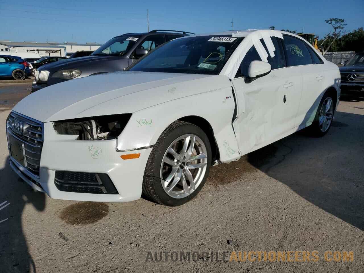 WAUDNAF40HN051237 AUDI A4 2017