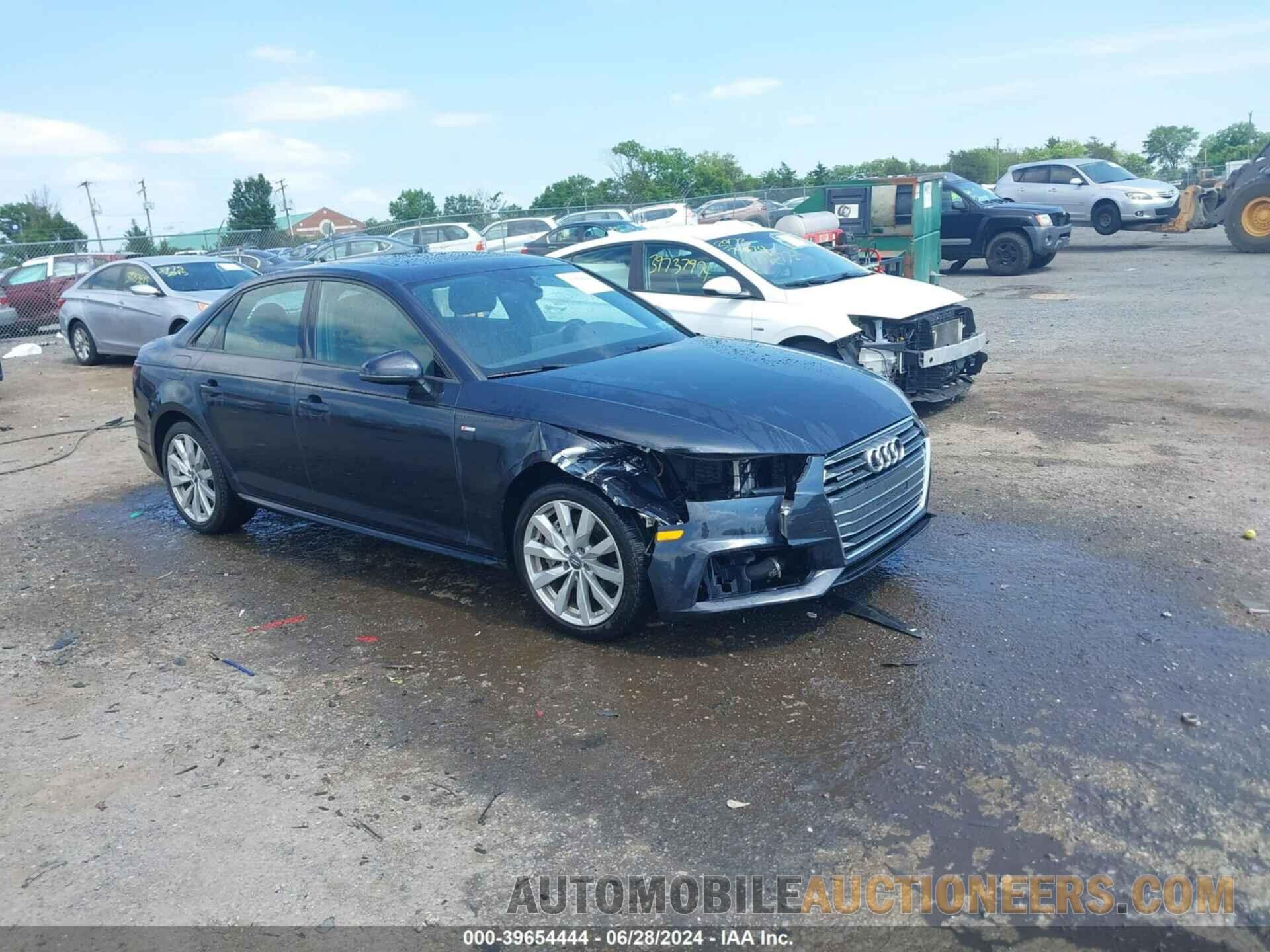 WAUDNAF40JA031812 AUDI A4 2018