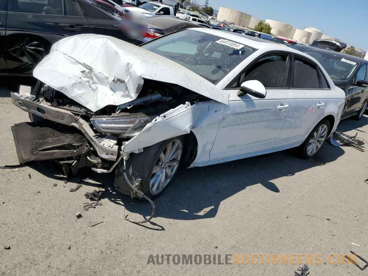 WAUDNAF40JA123633 AUDI A4 2018