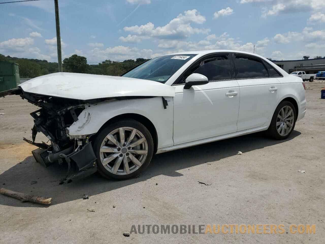 WAUDNAF40JA123762 AUDI A4 2018